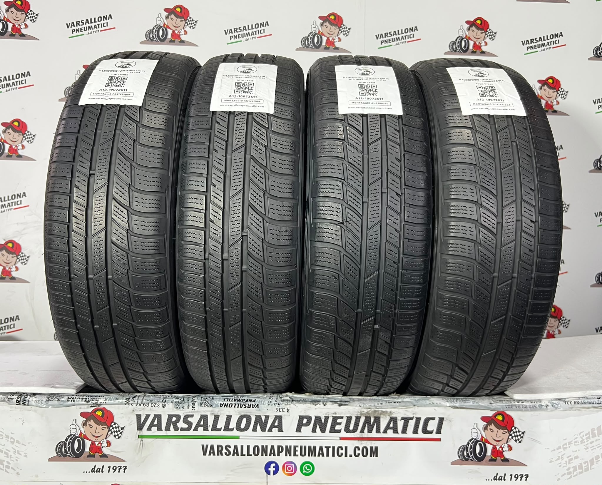N.4 Pneumatici - 195/55R20 95H XL TOYO TIRES - Snowprox S954