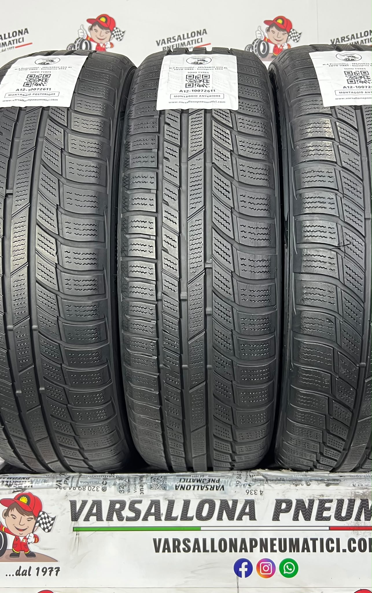 N.4 Pneumatici - 195/55R20 95H XL TOYO TIRES - Snowprox S954 - immagine 2
