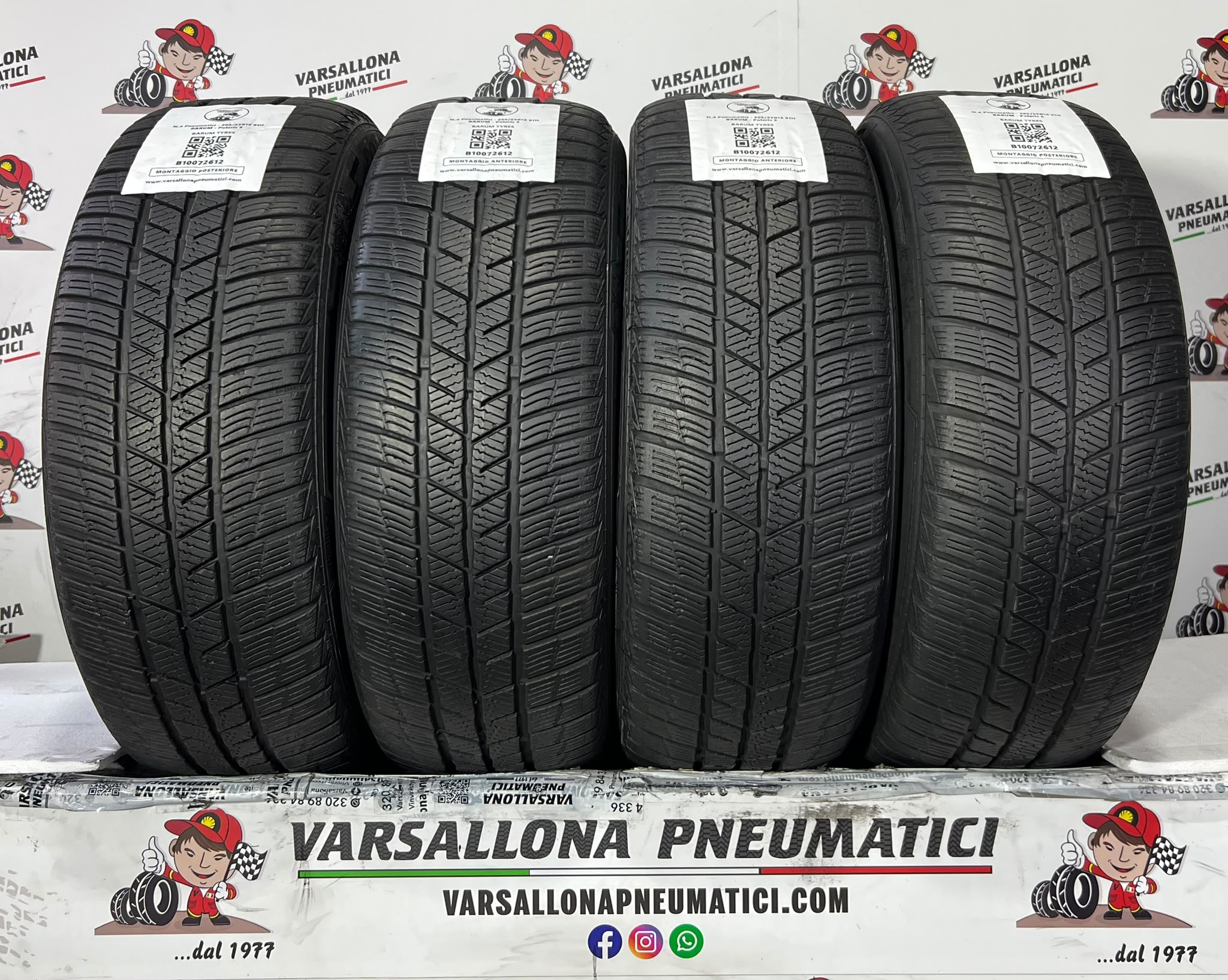 N.4 Pneumatici - 205/55R16 91H BARUM - Polaris 5