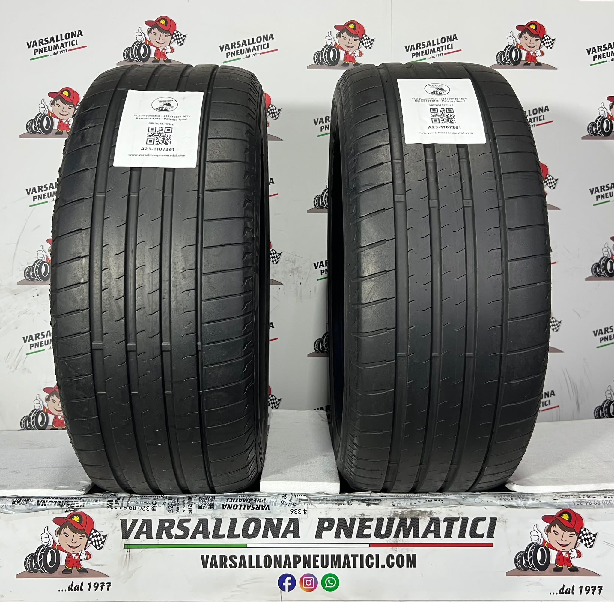 N.2 Pneumatici - 255/50R19 107Y XL BRIDGESTONE - Potenza Sport