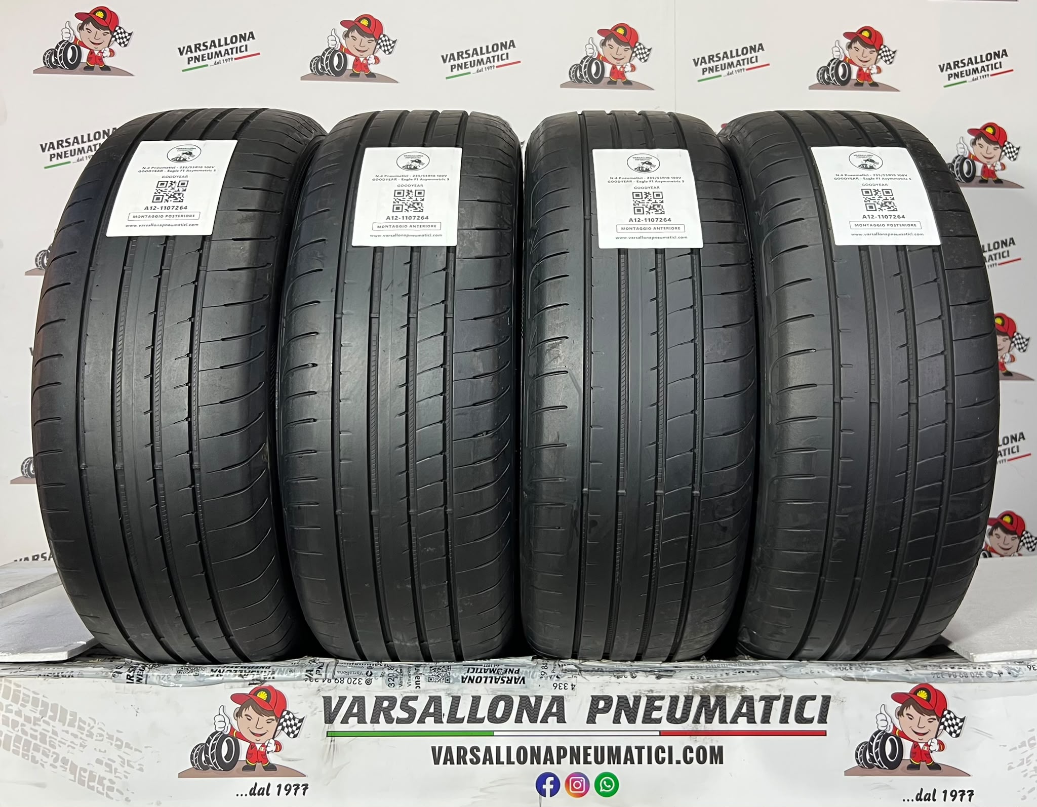 N.4 Pneumatici - 235/55R18 100V GOODYEAR - Eagle F1 Asymmetric 5
