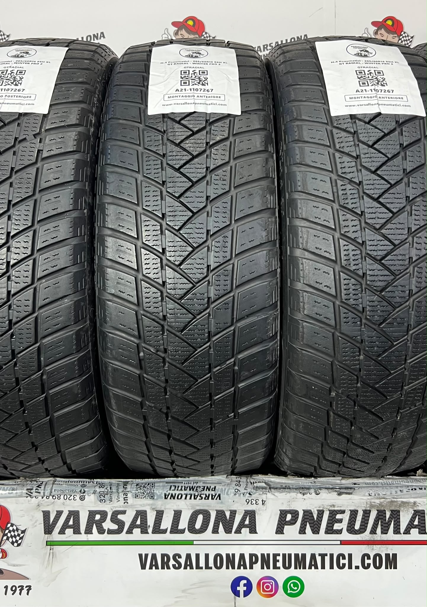 N.4 Pneumatici - 205/60R16 96H XL GT RADIAL - Winter Pro 2 - immagine 2