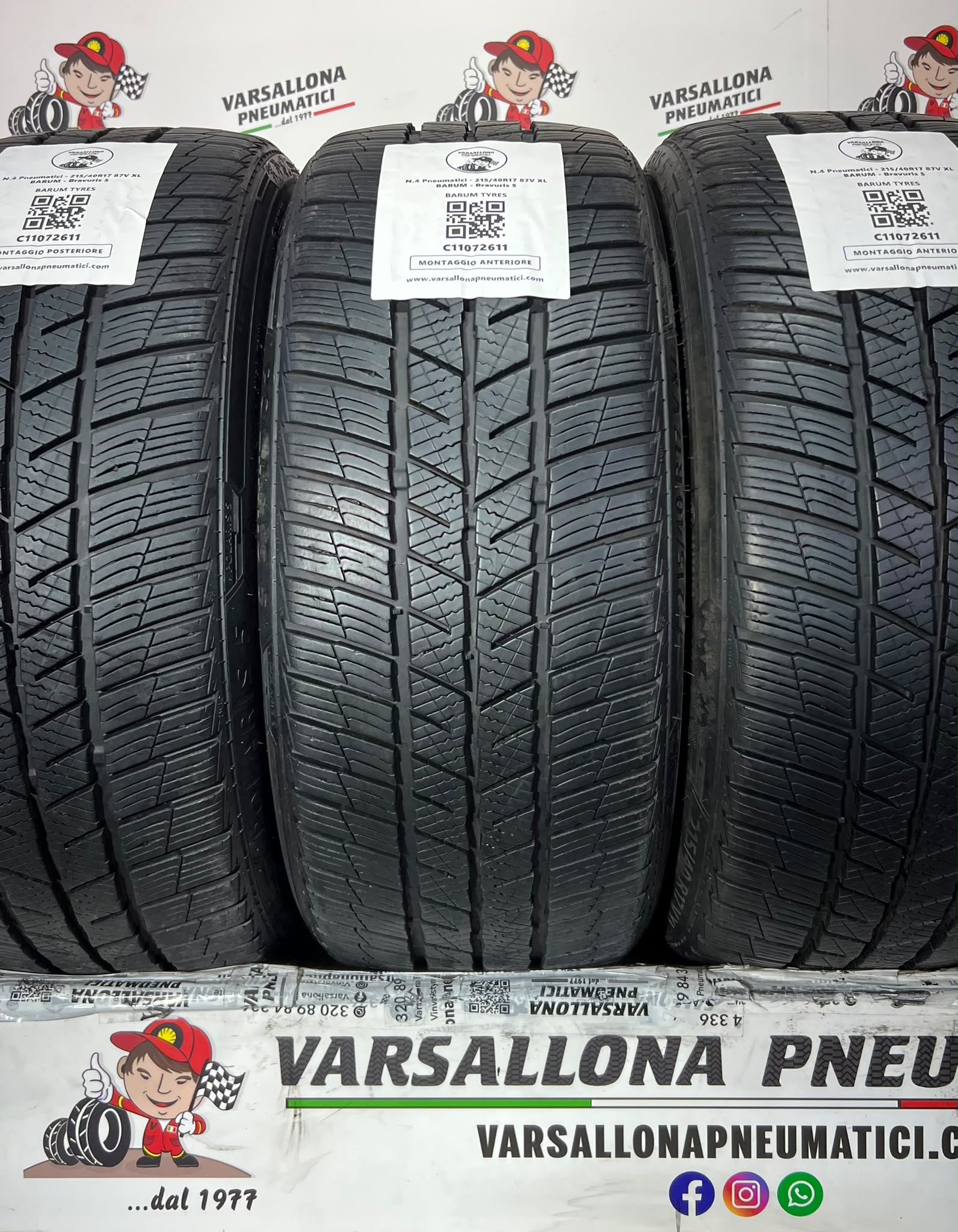 N.4 Pneumatici - 215/40R17 87V XL BARUM - Bravuris 5 - immagine 2