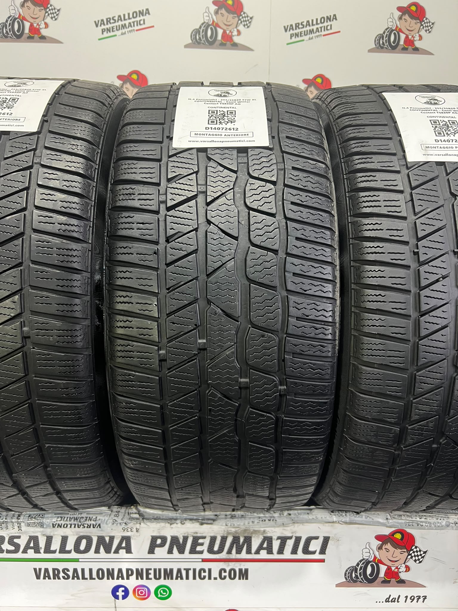 N.4 Pneumatici - 255/35R20 97W XL CONTINENTAL - Conti Winter Contact TS830P AO - immagine 2