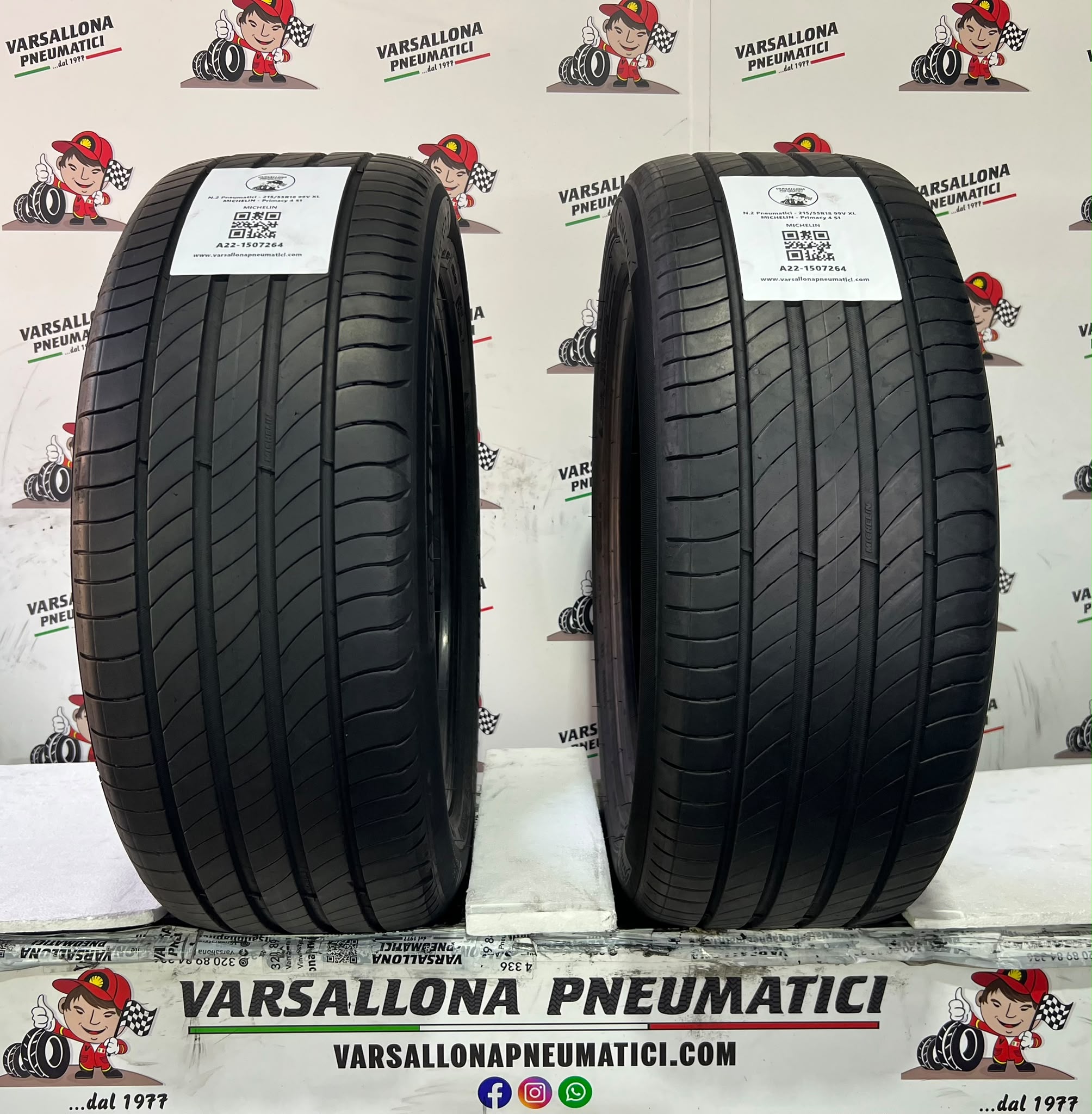 N.2 Pneumatici - 215/55R18 99V XL MICHELIN - Primacy 4 S1