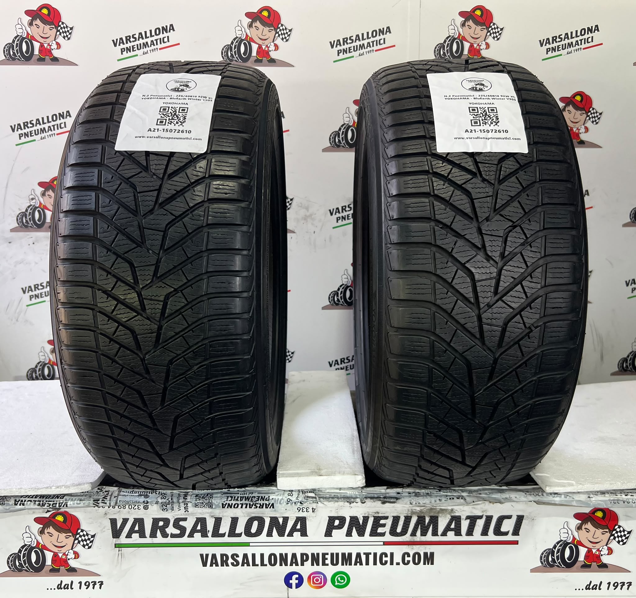 N.2 Pneumatici - 225/40R18 92W XL YOKOHAMA - BluEarth Winter V905