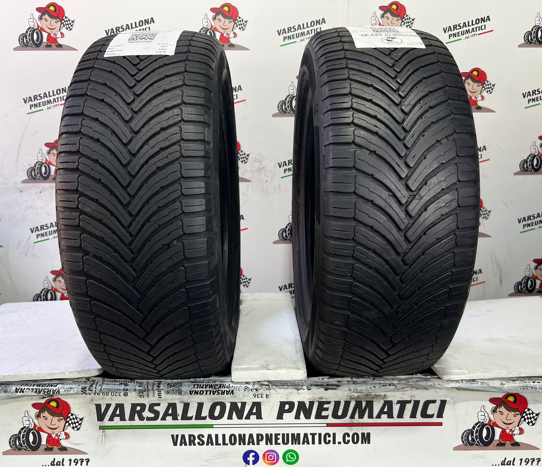 N.2 Pneumatici - 205/55R16 94V XL BRIDGESTONE - Turanza All Season 6