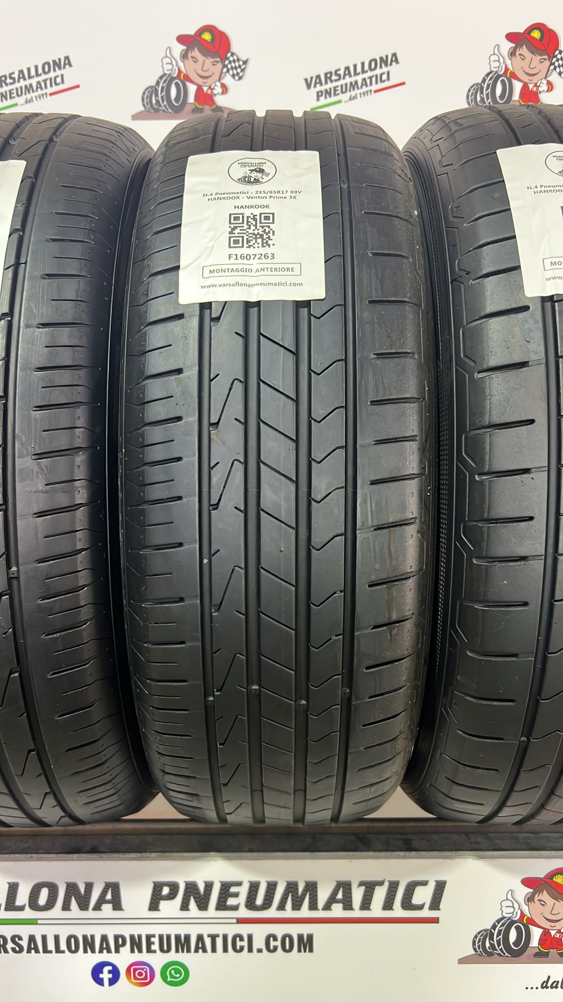 N.4 Pneumatici - 215/65R17 99V HANKOOK - Ventus Prime 3X - immagine 2