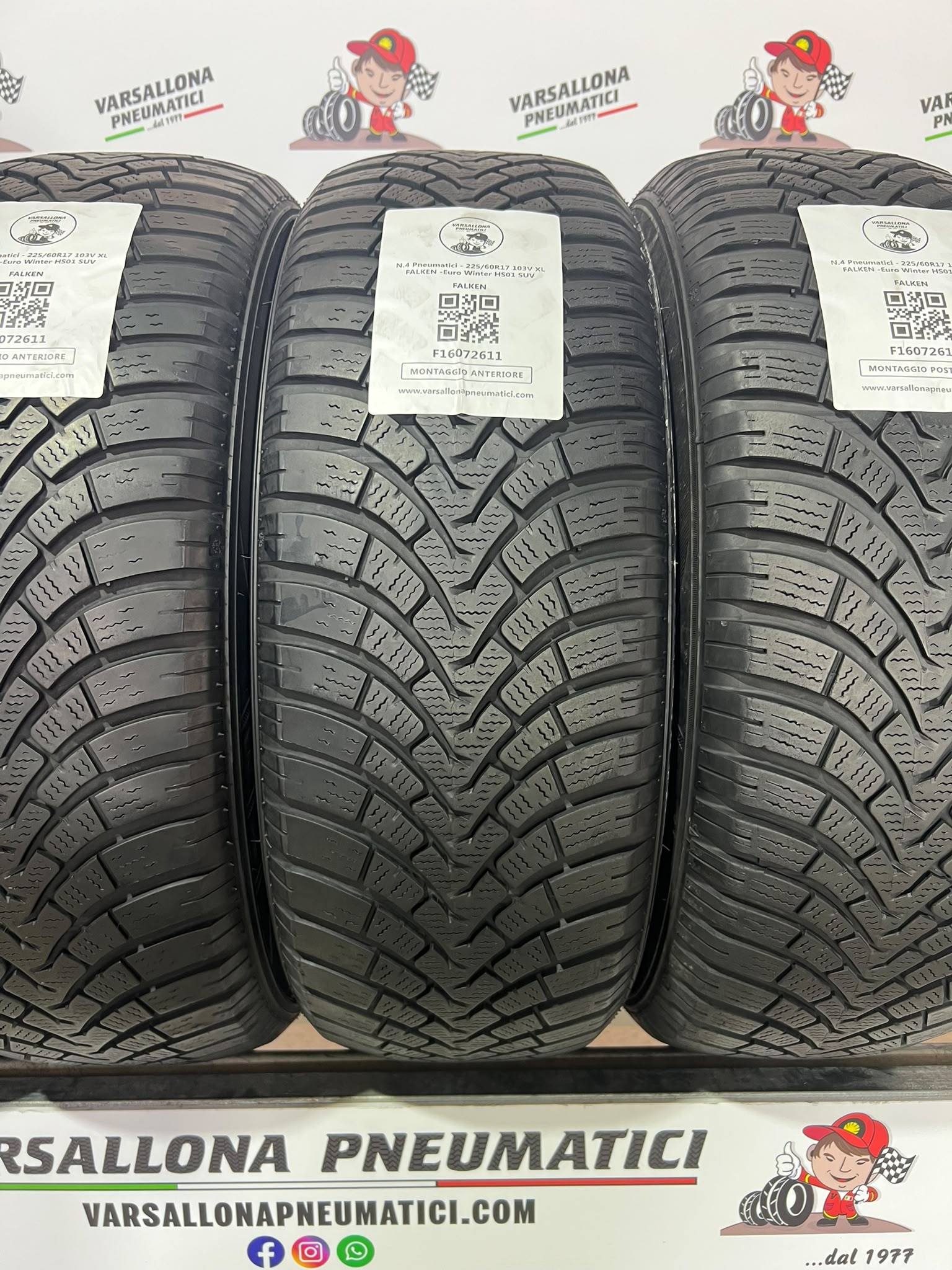 N.4 Pneumatici - 225/60R17 103V XL FALKEN - Euro Winter HS01 SUV - immagine 2