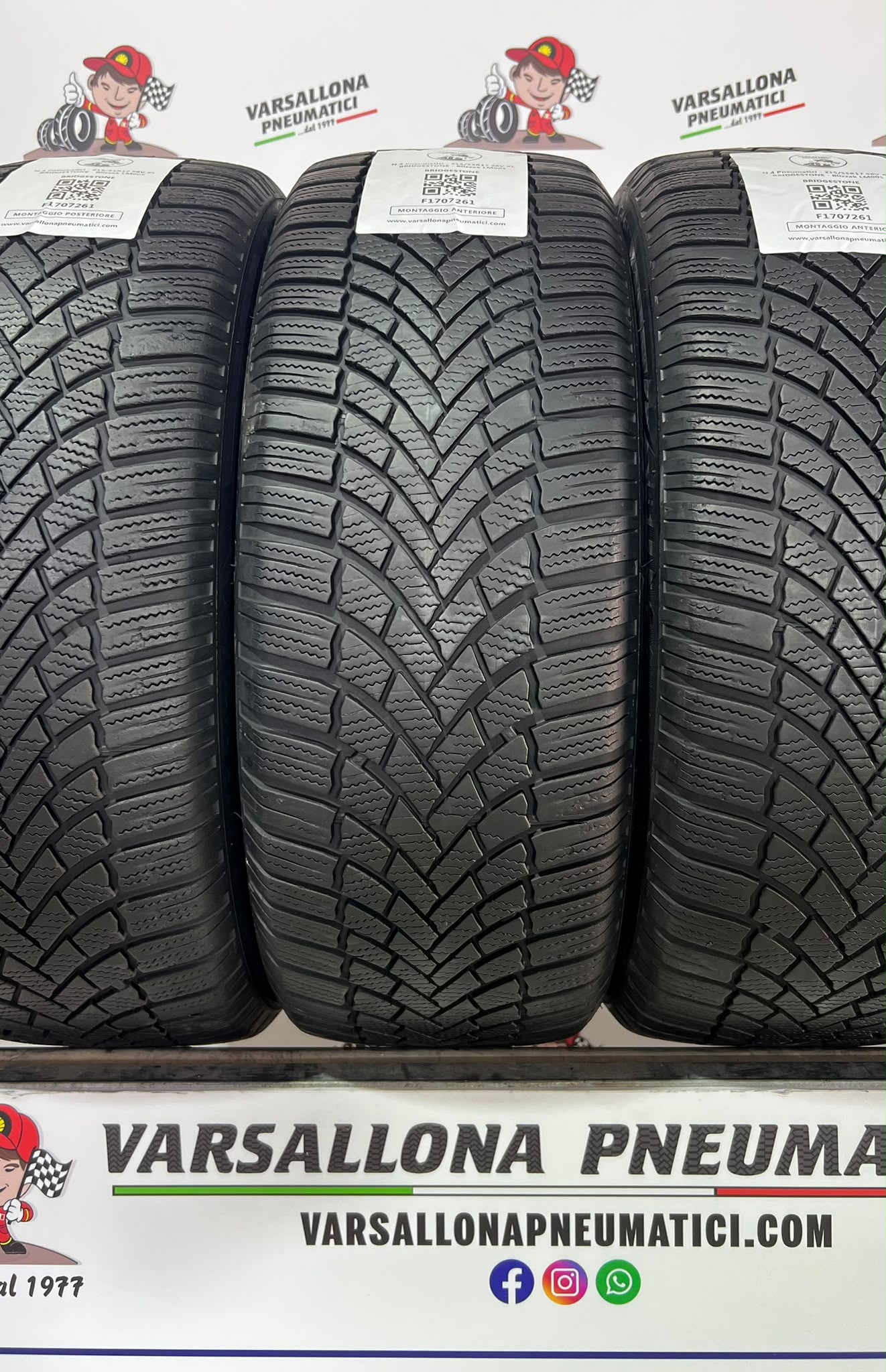 N.4 Pneumatici - 215/55R17 98V XL BRIDGESTONE - Blizzak LM005 - immagine 2
