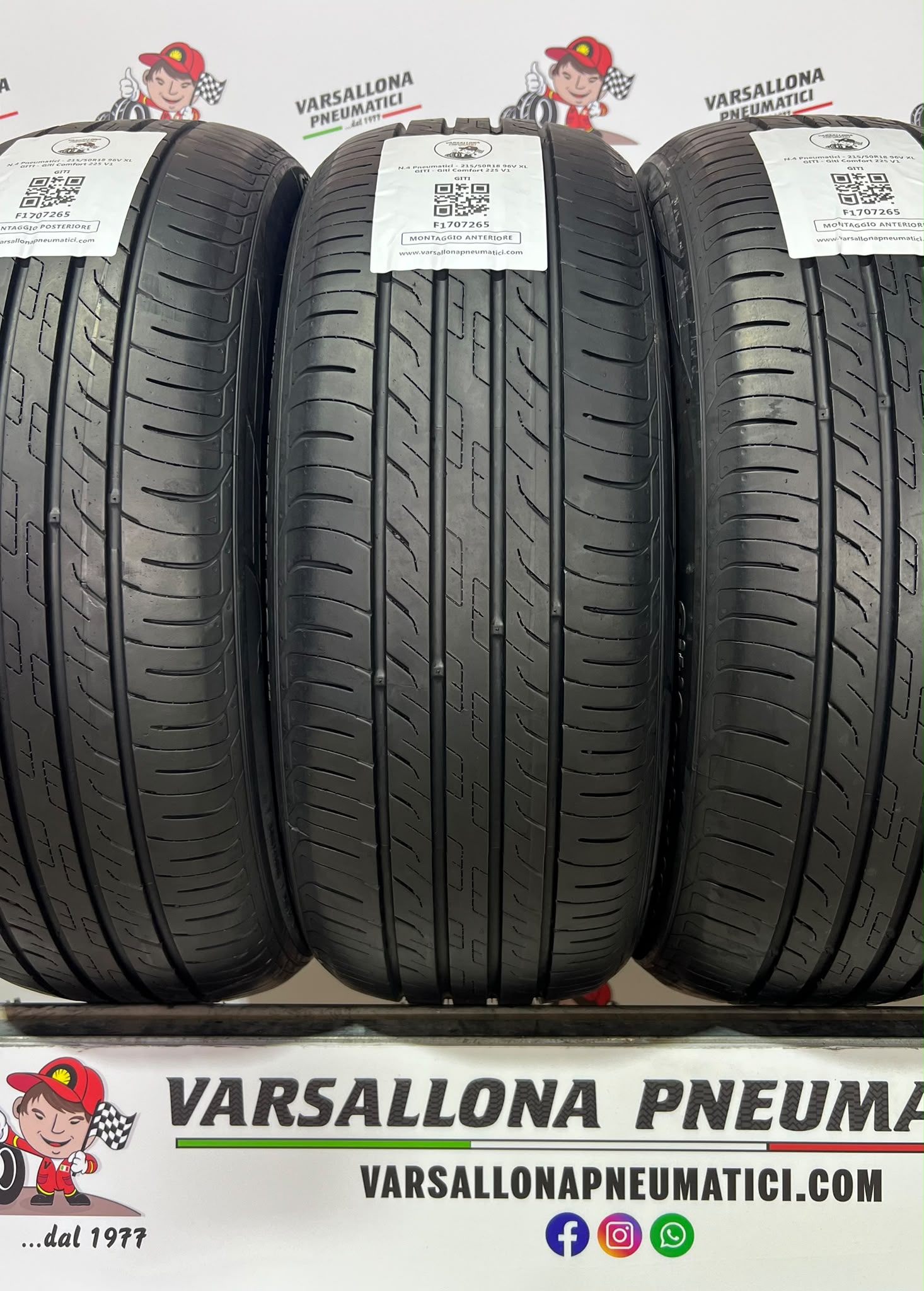 N.4 Pneumatici - 215/50R18 96V XL GITI - Giti Comfort 225 V1 - immagine 2
