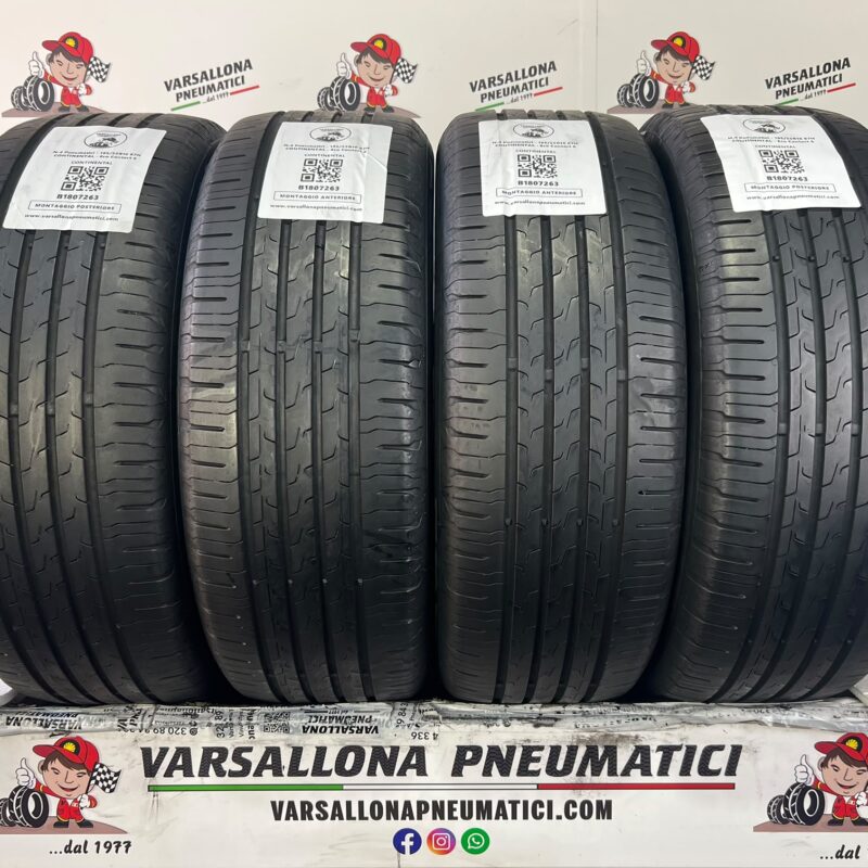 N.4 Pneumatici - 195/55R16 87H CONTINENTAL - Eco Contact 6