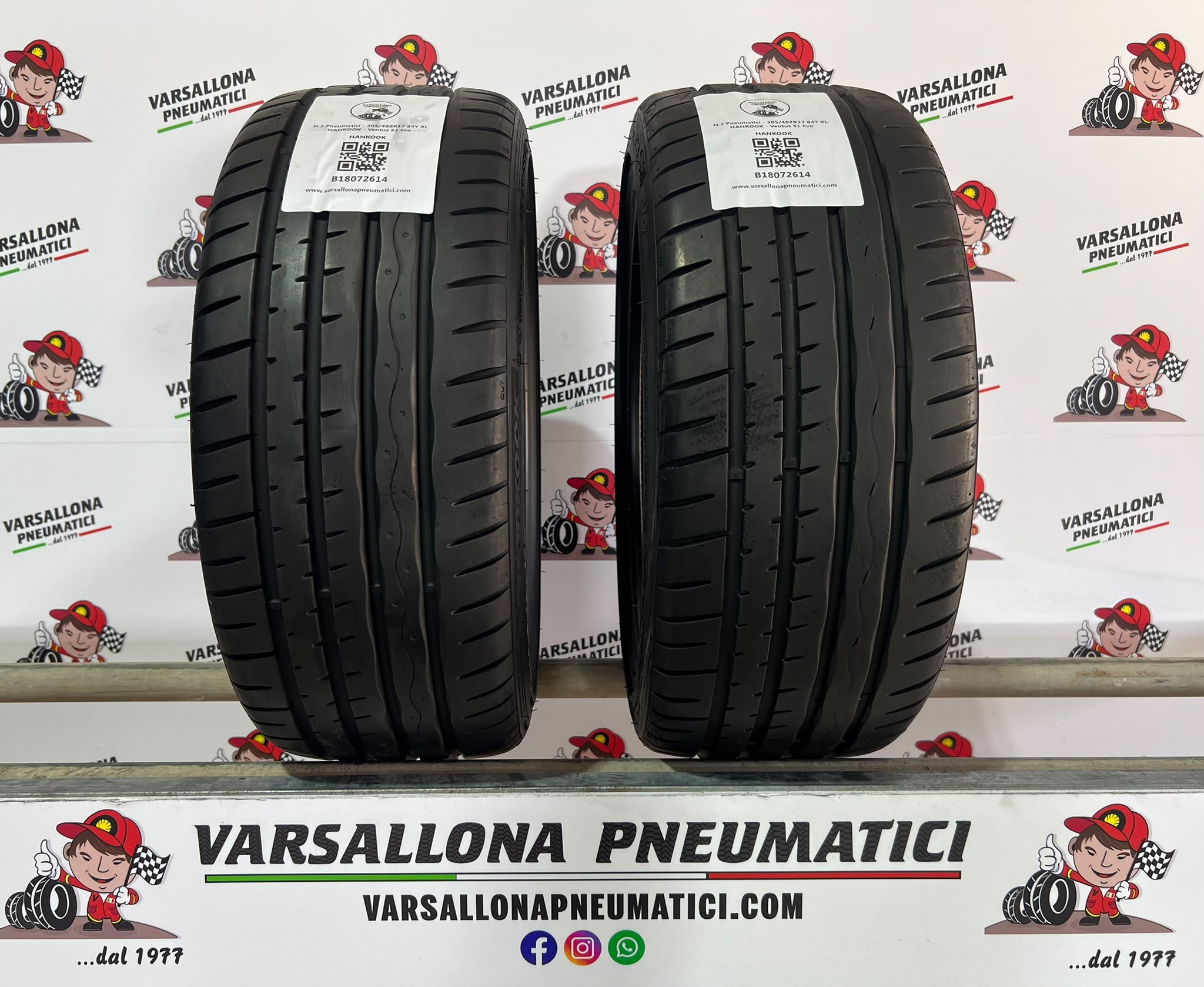 N.2 Pneumatici - 205/40ZR17 84Y XL HANKOOK - Ventus S1 Evo