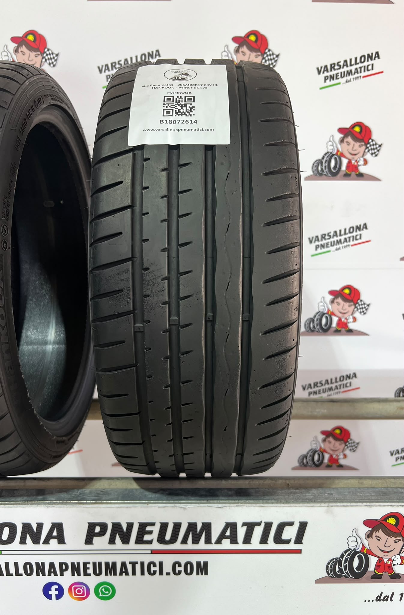 N.2 Pneumatici - 205/40ZR17 84Y XL HANKOOK - Ventus S1 Evo - immagine 2