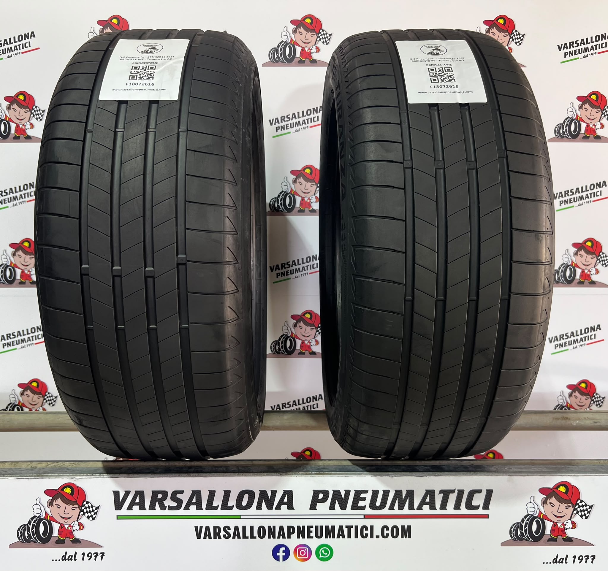 N.2 Pneumatici - 255/50R19 103T BRIDGESTONE - Turanza Eco AO
