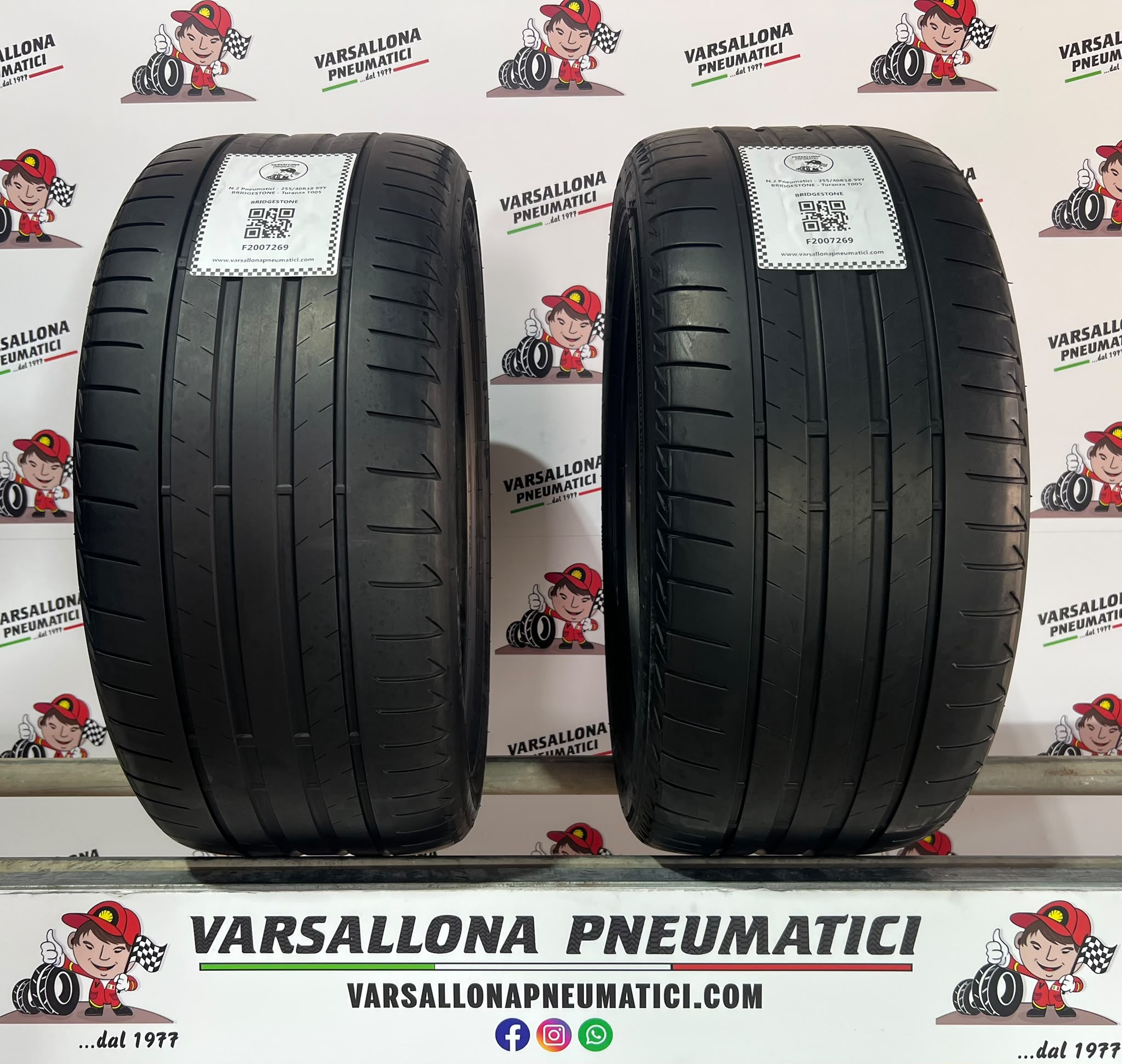 N.2 Pneumatici - 255/40R18 99Y XL BRIDGESTONE - Turanza T005