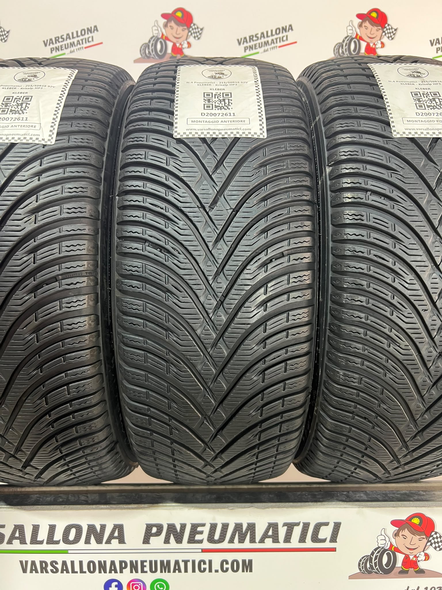 N.4 Pneumatici - 215/50R18 92V KLEBER - Krisalp HP3 - immagine 2
