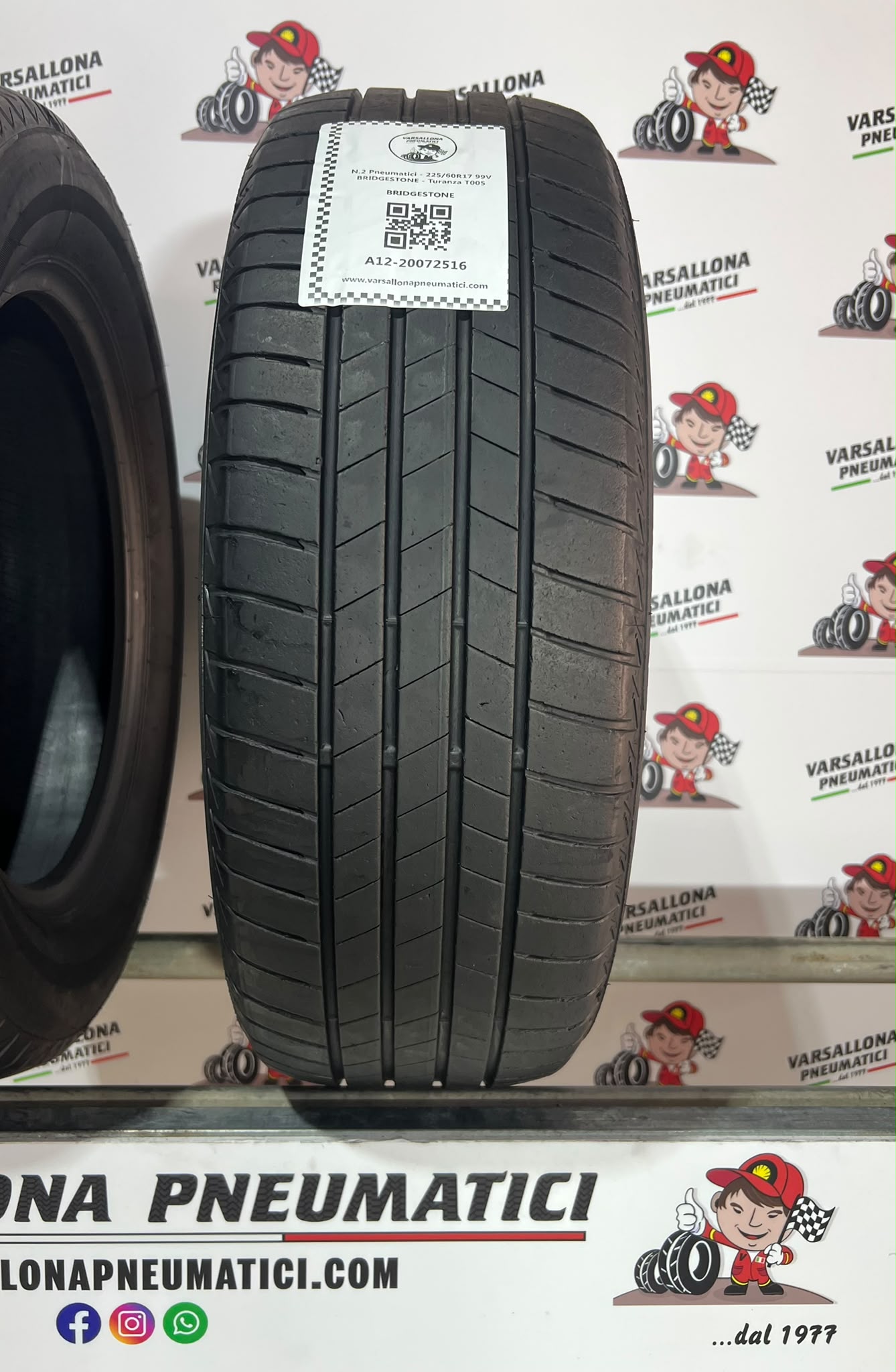 N.2 Pneumatici - 225/60R17 99V BRIDGESTONE - Turanza T005 - immagine 2