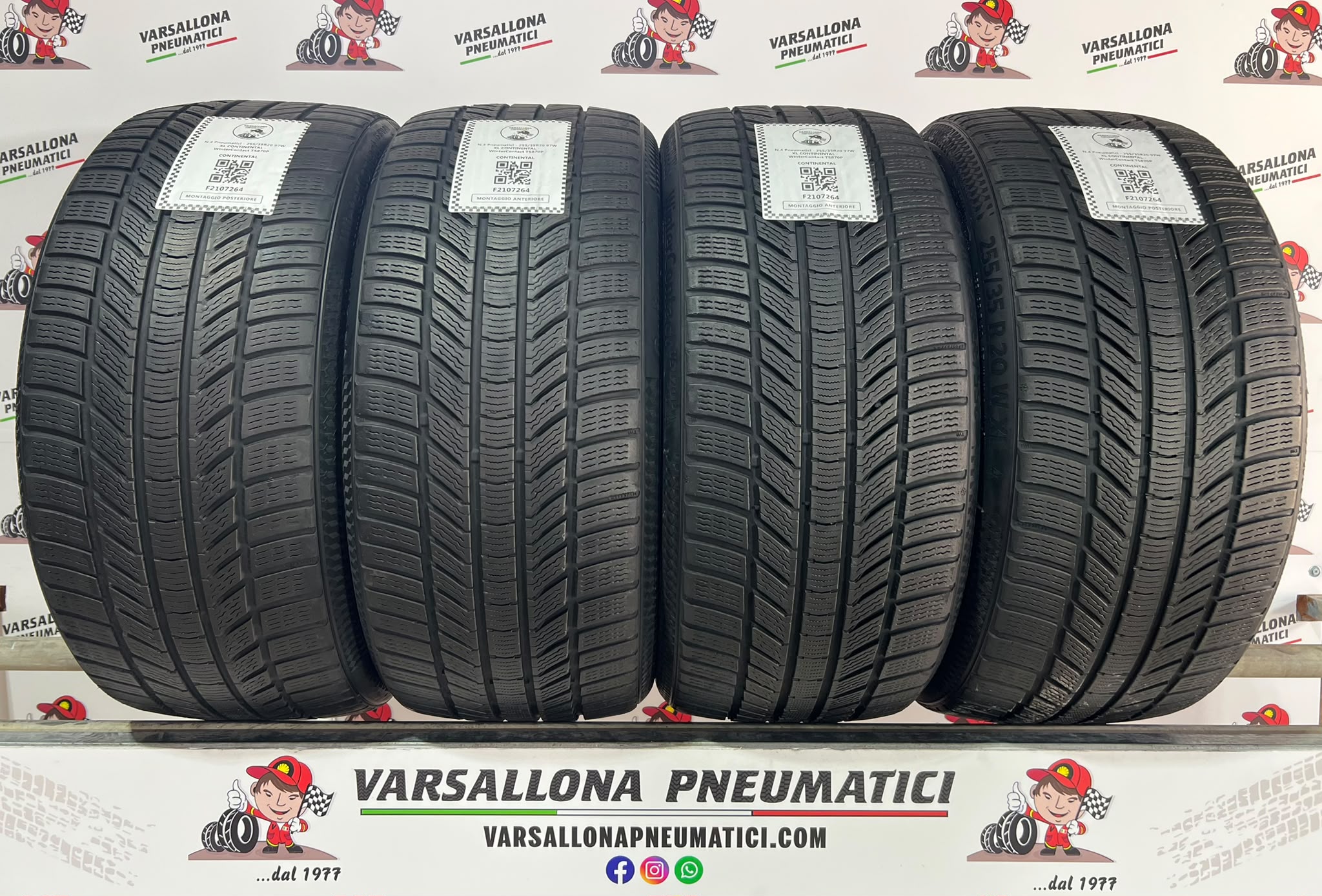 N.4 Pneumatici - 255/35R20 97W XL CONTINENTAL - WinterContact TS870P