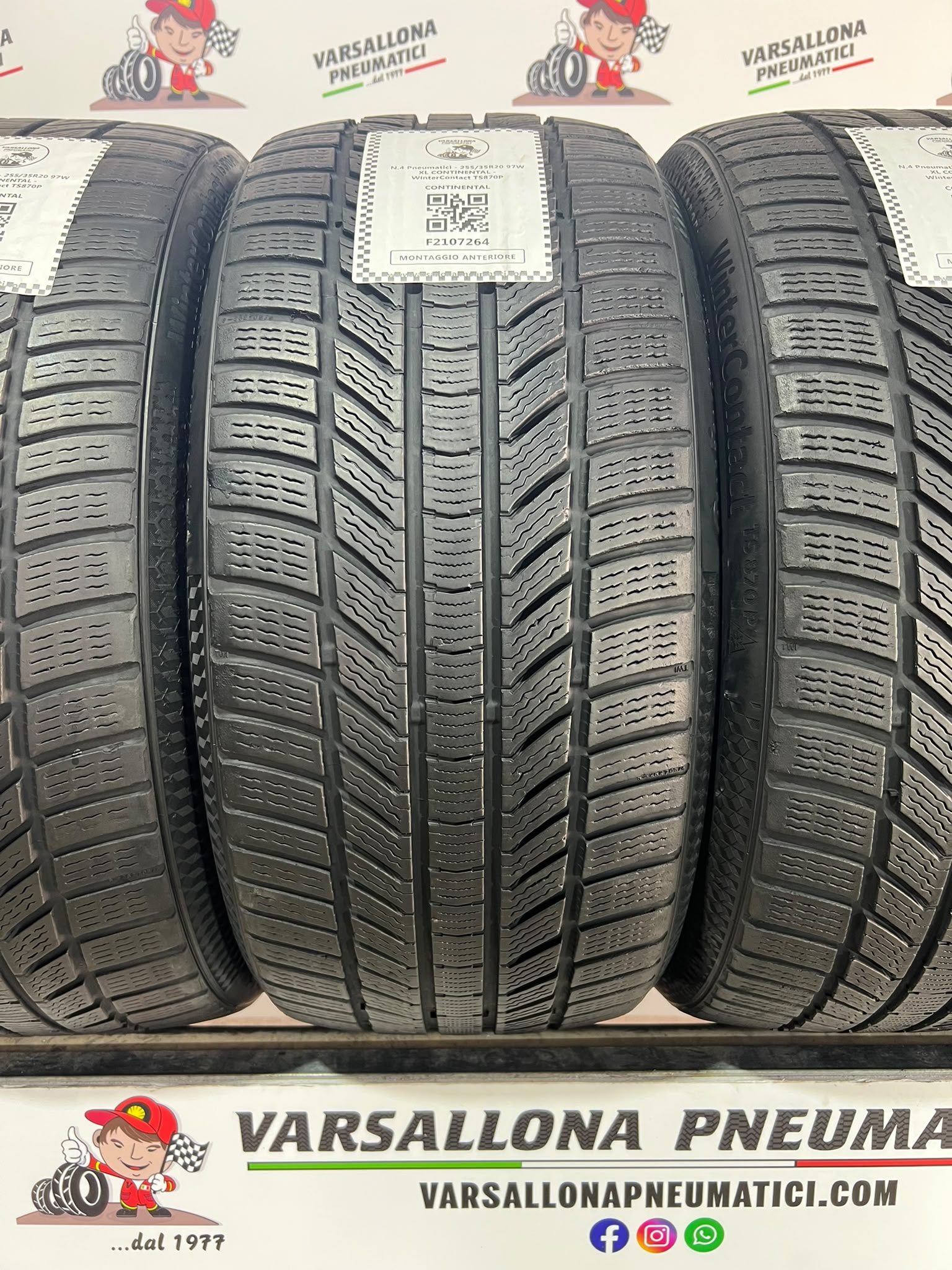 N.4 Pneumatici - 255/35R20 97W XL CONTINENTAL - WinterContact TS870P - immagine 2