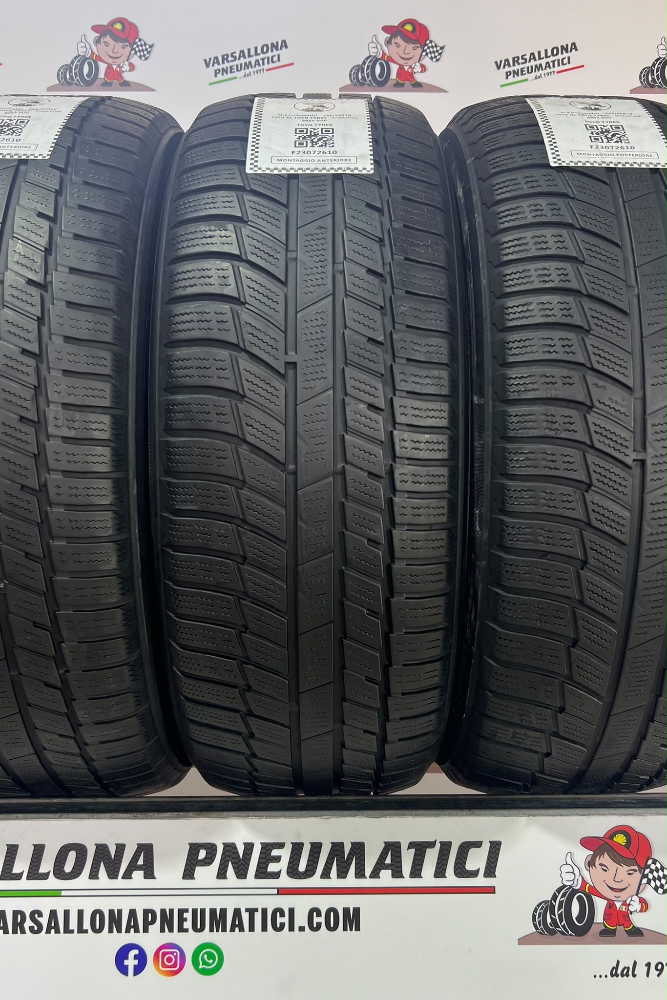 N.4 Pneumatici - 235/55R19 105V XL TOYO TYRES - SnowProx S954 SUV - immagine 2