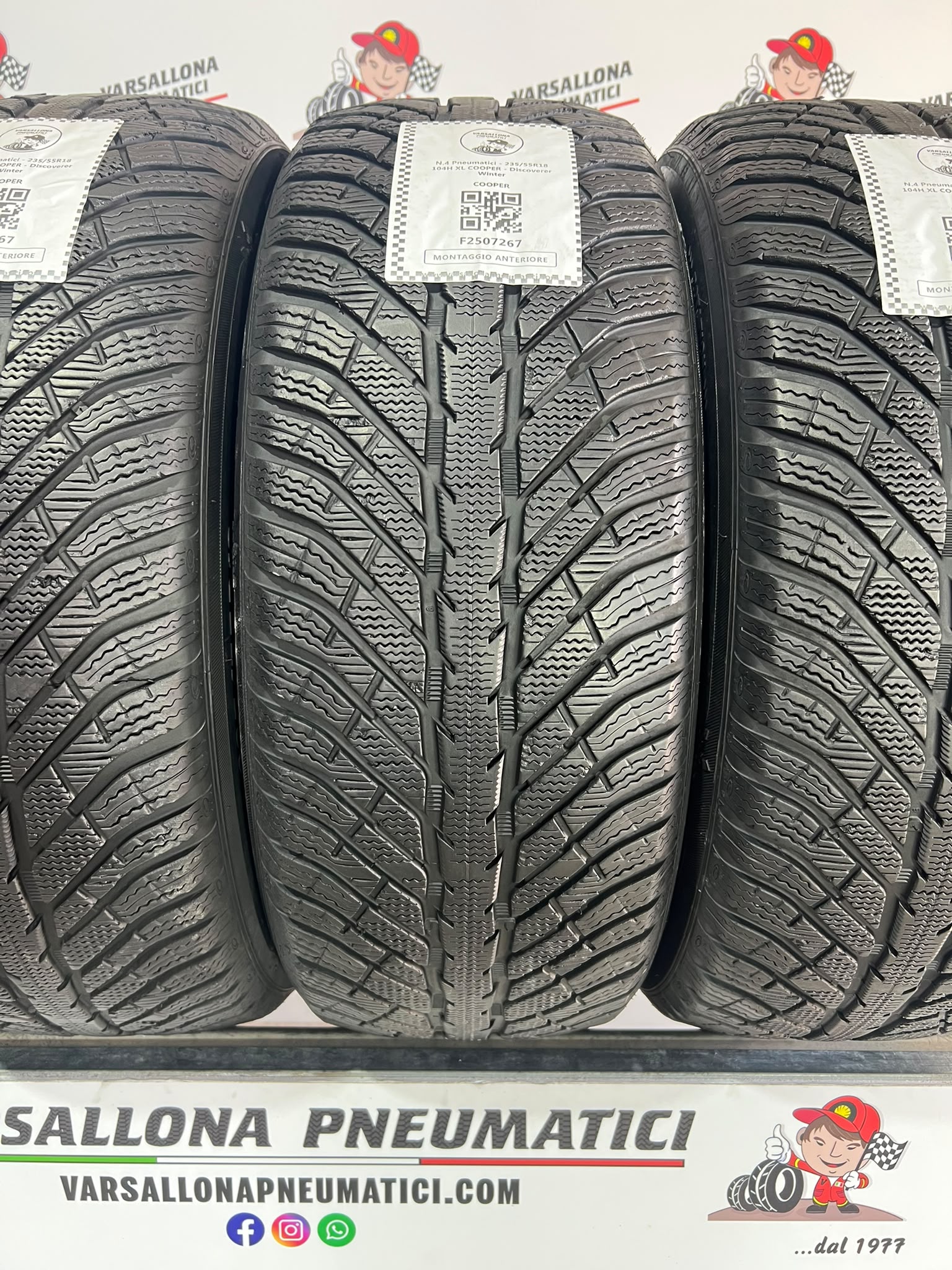 N.4 Pneumatici - 235/55R18 104H XL COOPER - Discoverer Winter - immagine 2