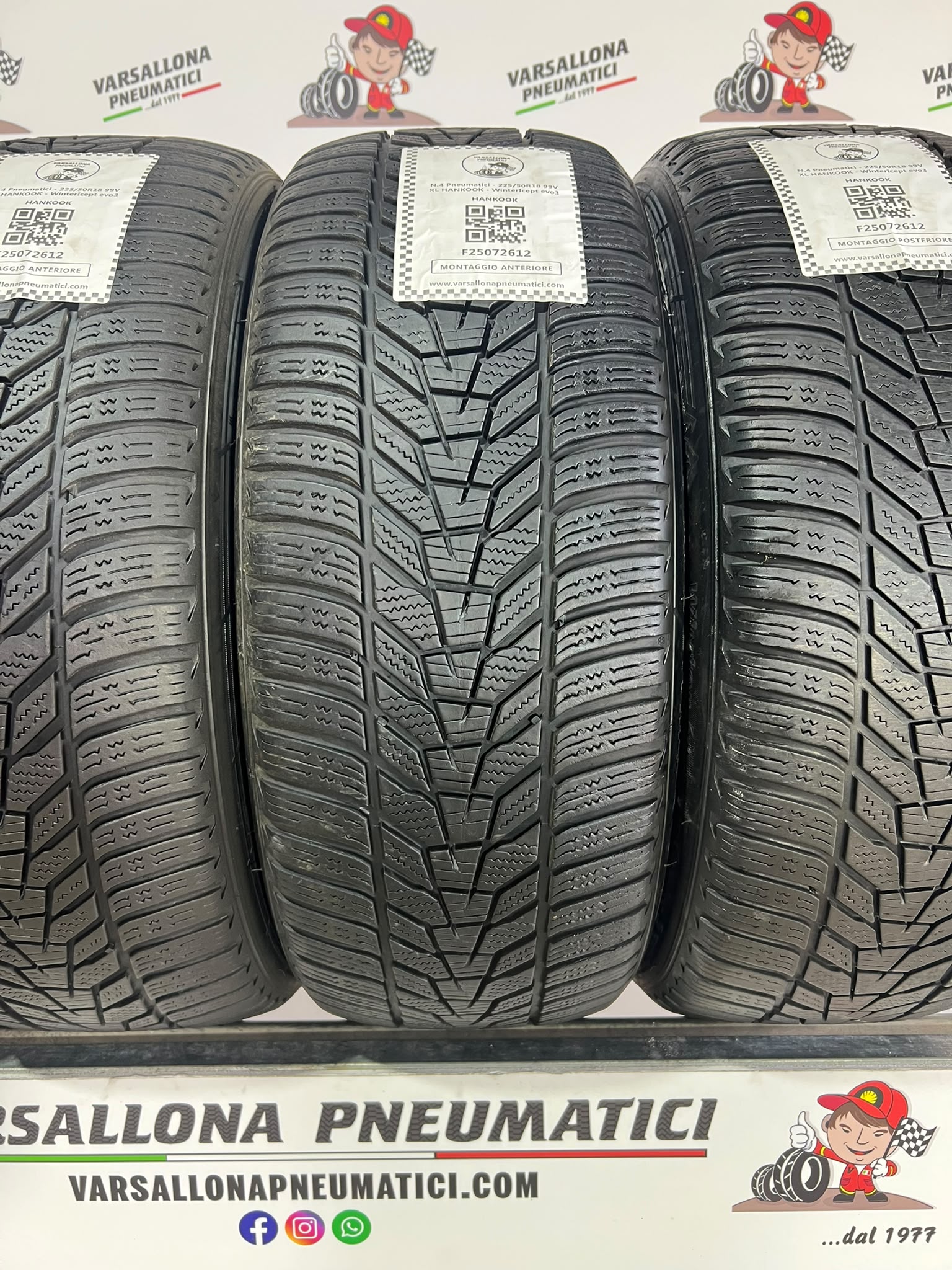N.4 Pneumatici - 225/50R18 99V XL HANKOOK - Winter Icept evo3 - immagine 2