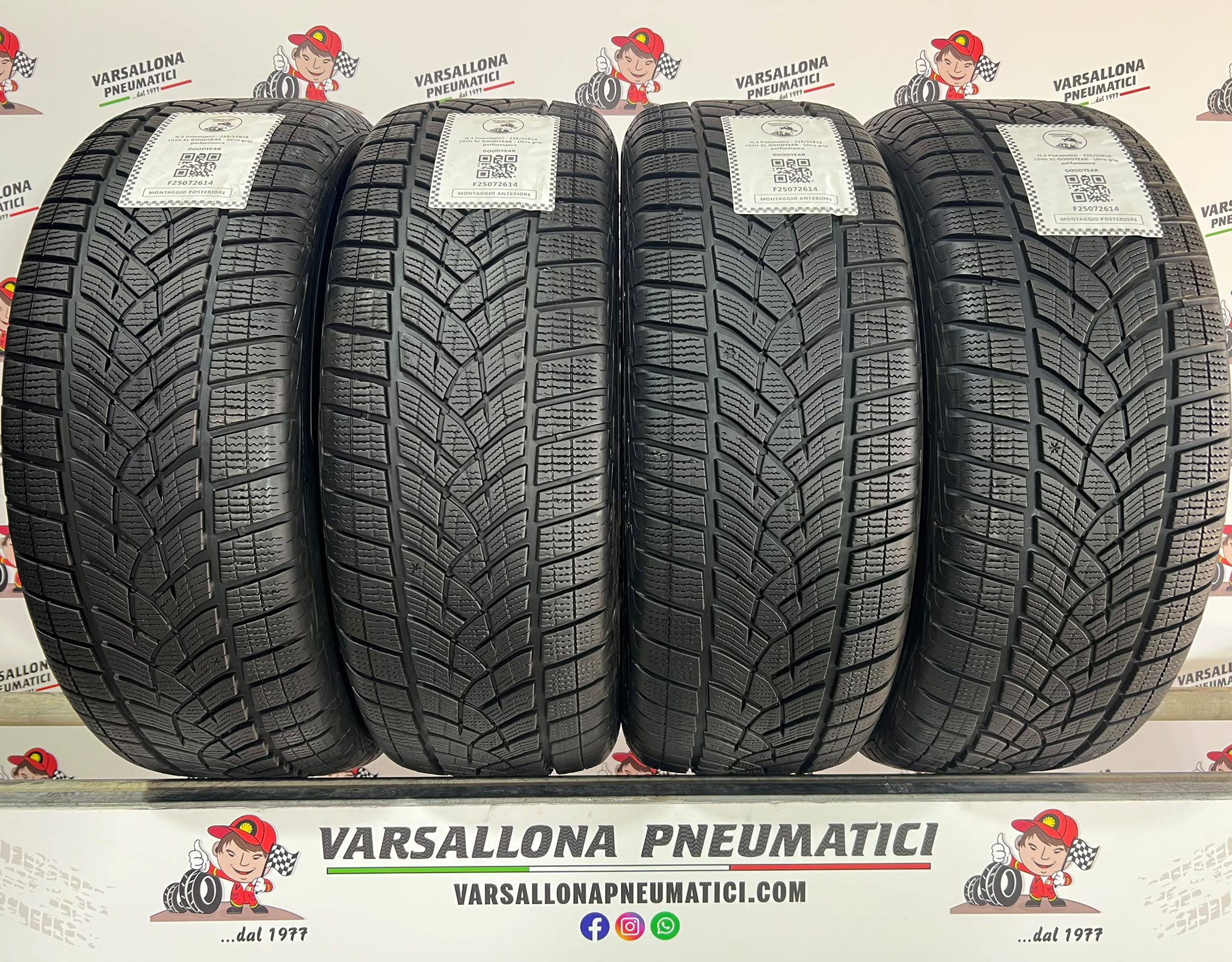 N.4 Pneumatici - 235/55R18 104H XL GOODYEAR - Ultra grip Performance