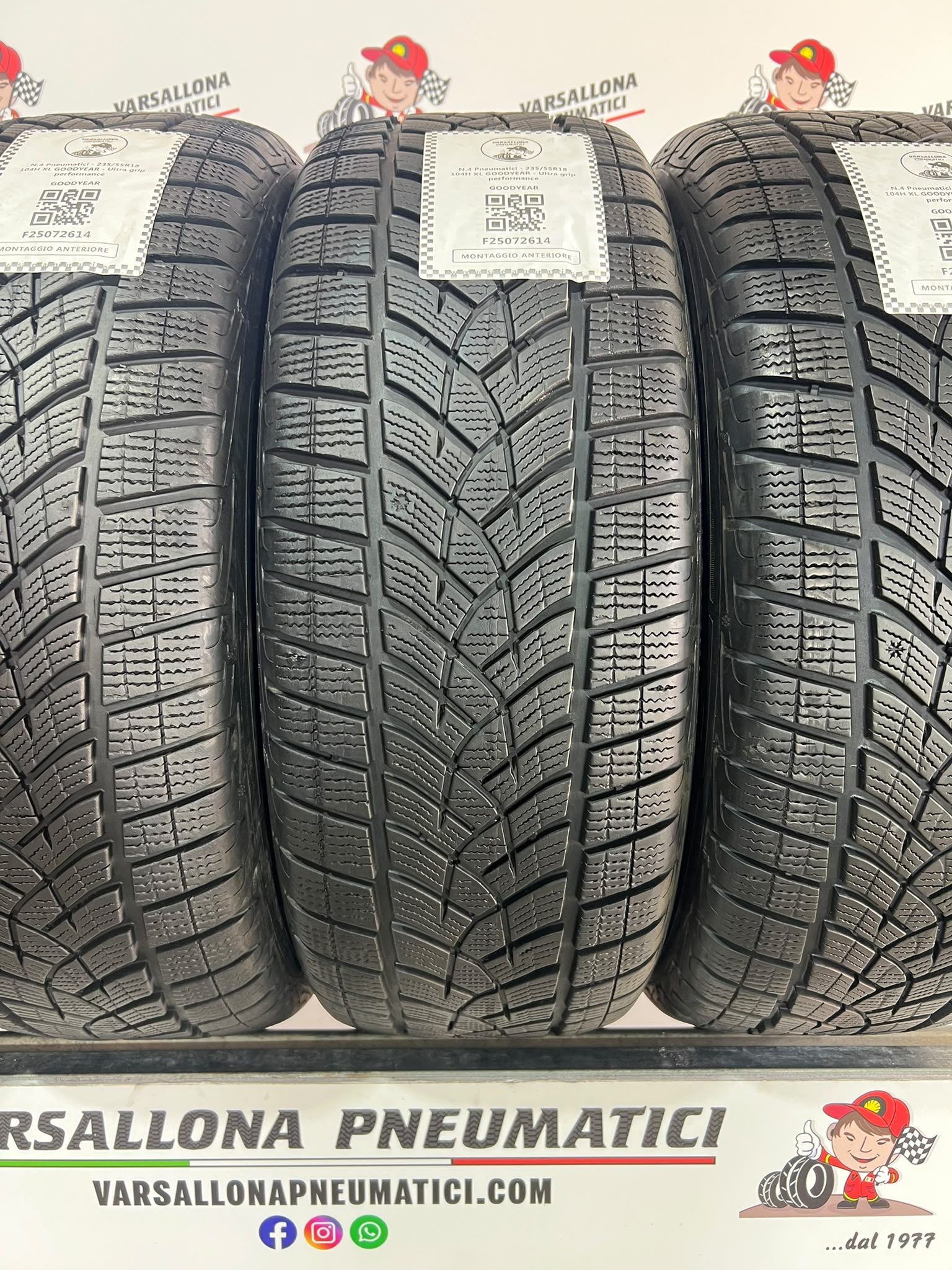 N.4 Pneumatici - 235/55R18 104H XL GOODYEAR - Ultra grip Performance - immagine 2