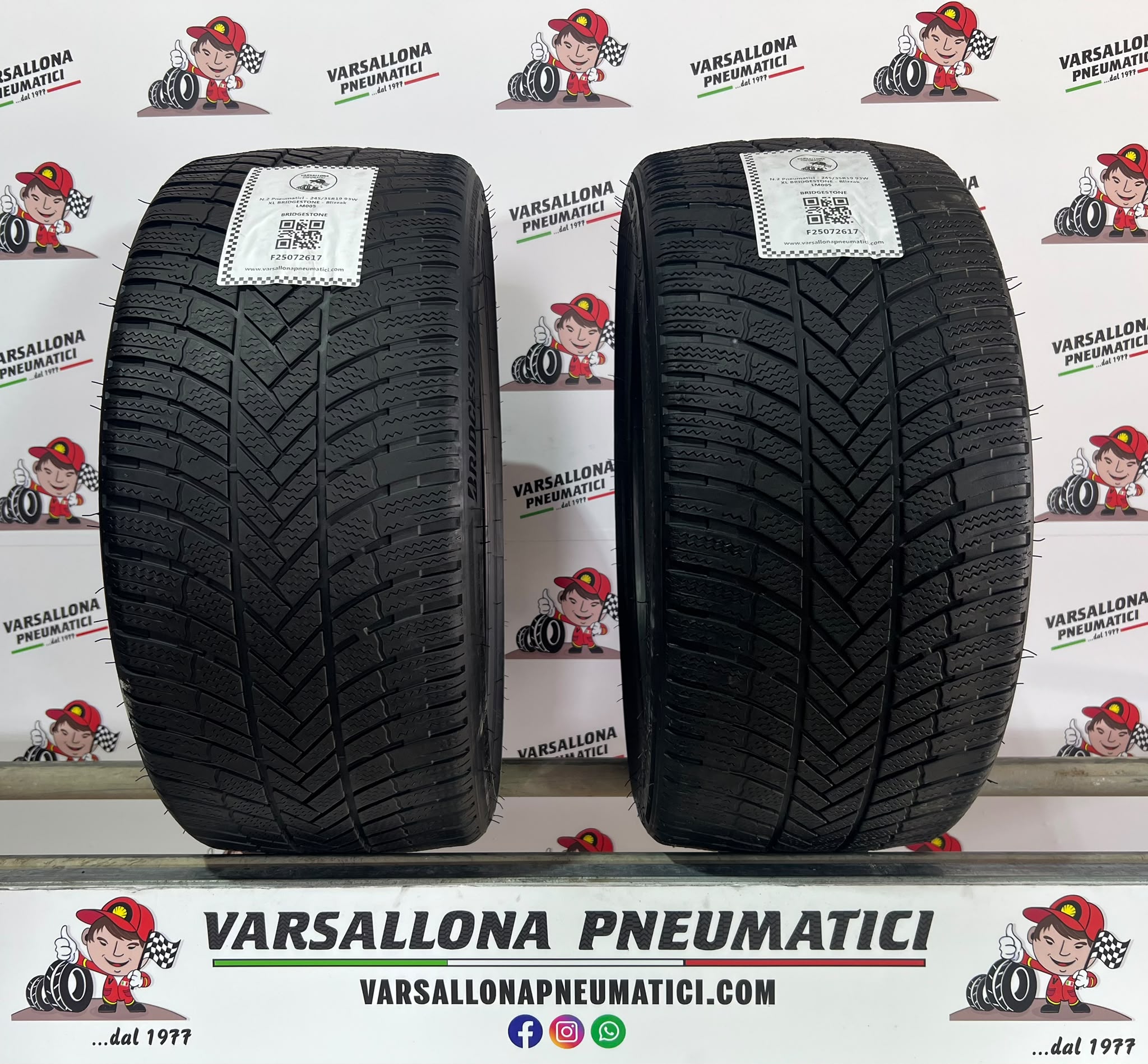 N.2 Pneumatici - 245/35R19 93W XL BRIDGESTONE - Blizzak LM005