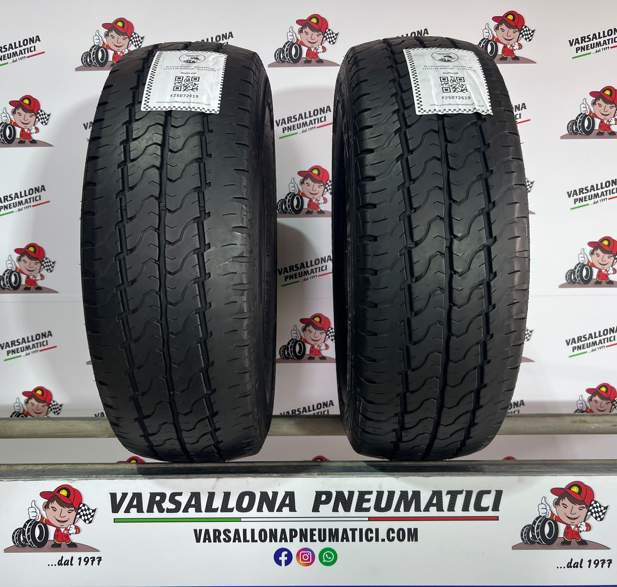 N.2 Pneumatici - 235/65R16C 115/113R DUNLOP - Econo Drive