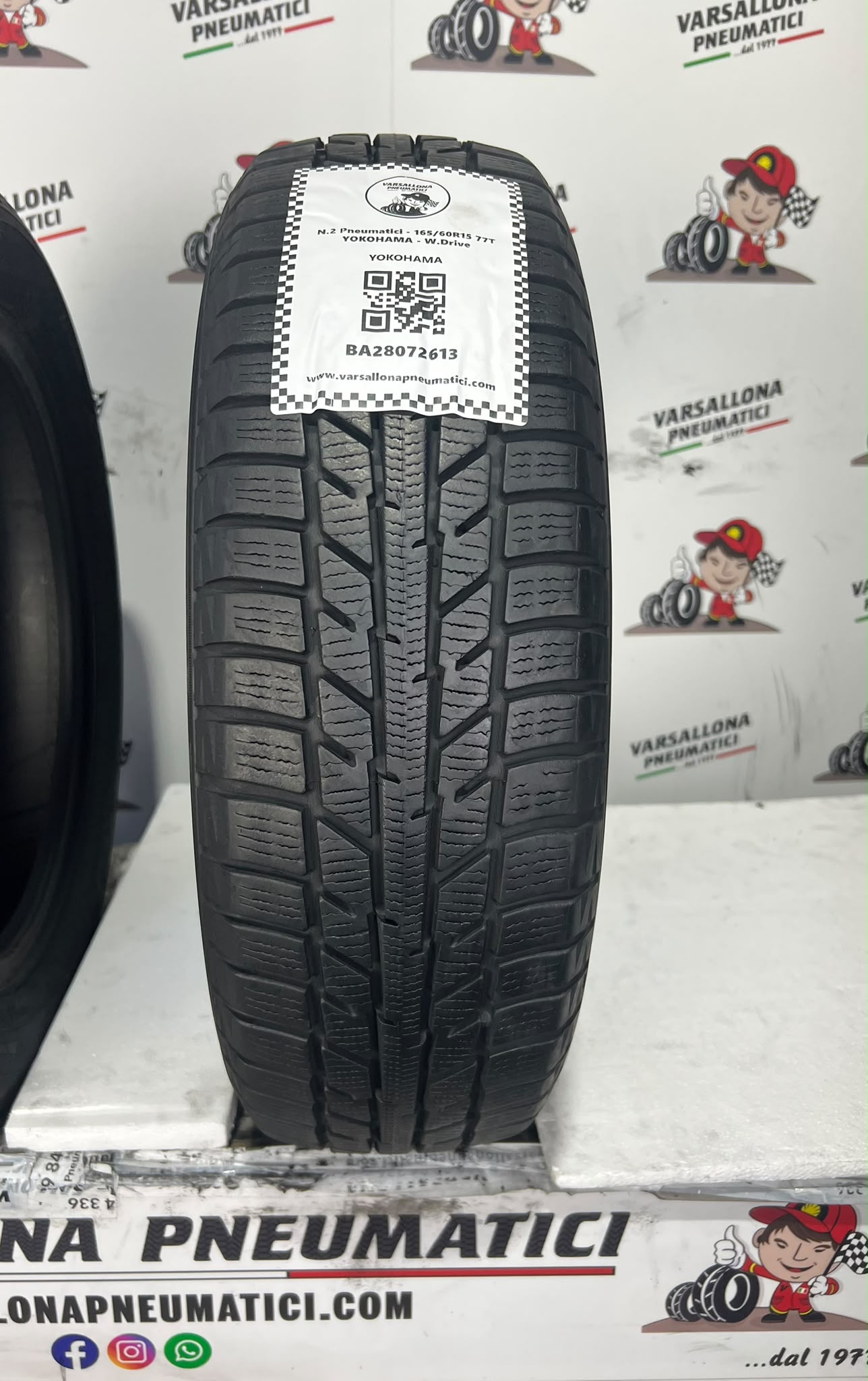 N.2 Pneumatici - 165/60R15 77T YOKOHAMA - W Drive - immagine 2