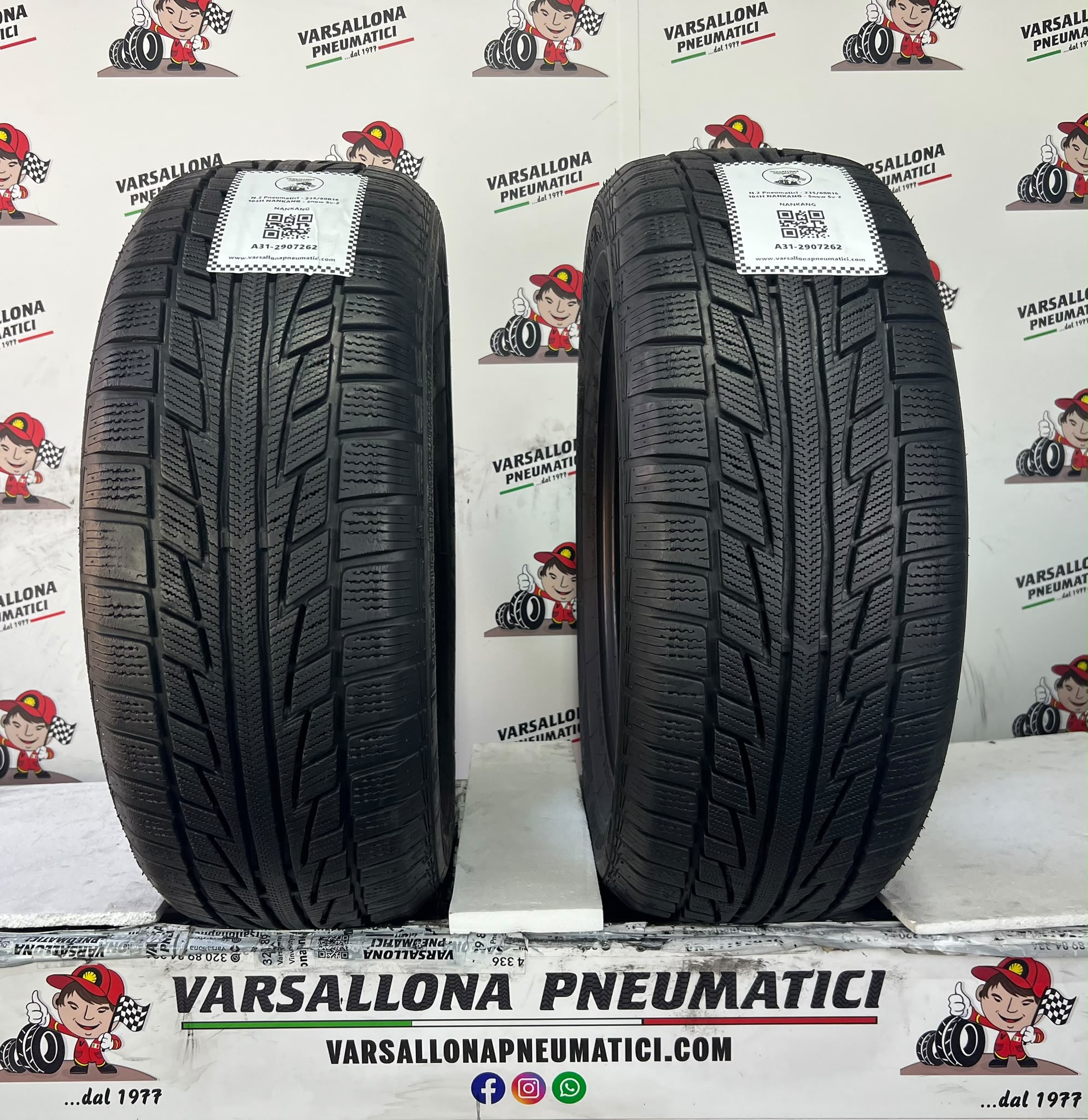 N.2 Pneumatici - 235/60R16 104H NANKANG - Snow Sv 2