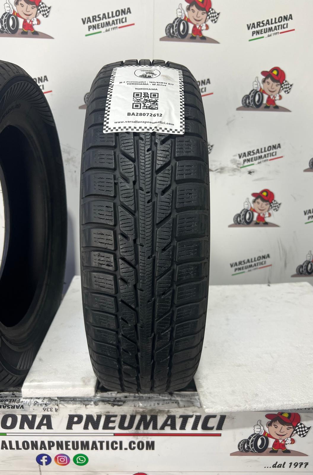 N.2 Pneumatici - 165/65R15 81T YOKOHAMA - W.Drive - immagine 2