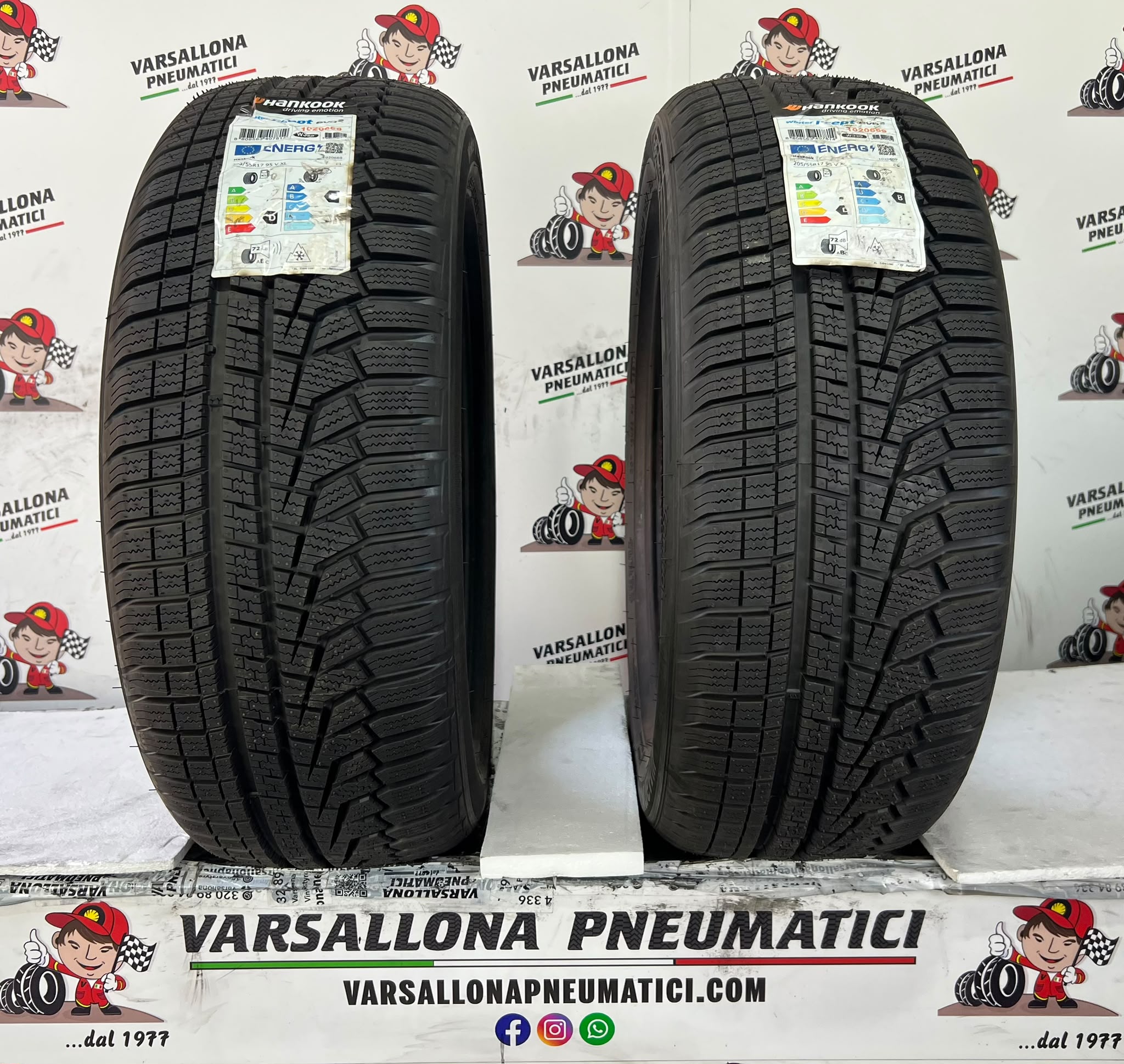 N.2 Pneumatici - 205/55R17 95V XL HANKOOK - Winter iCept evo 2