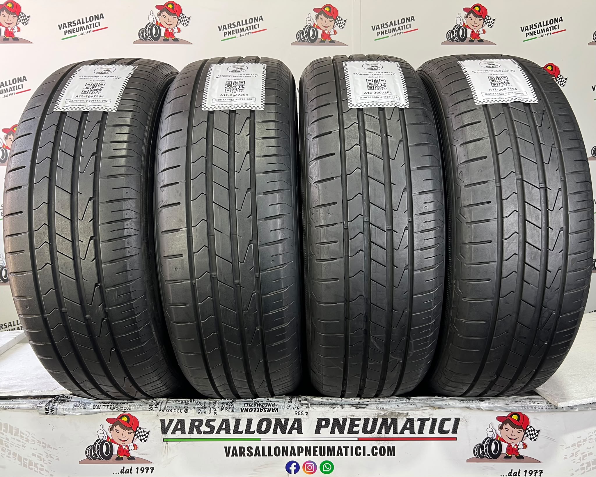 N.4 Pneumatici - 215/65R17 99V HANKOOK - Ventus Prime 3 X