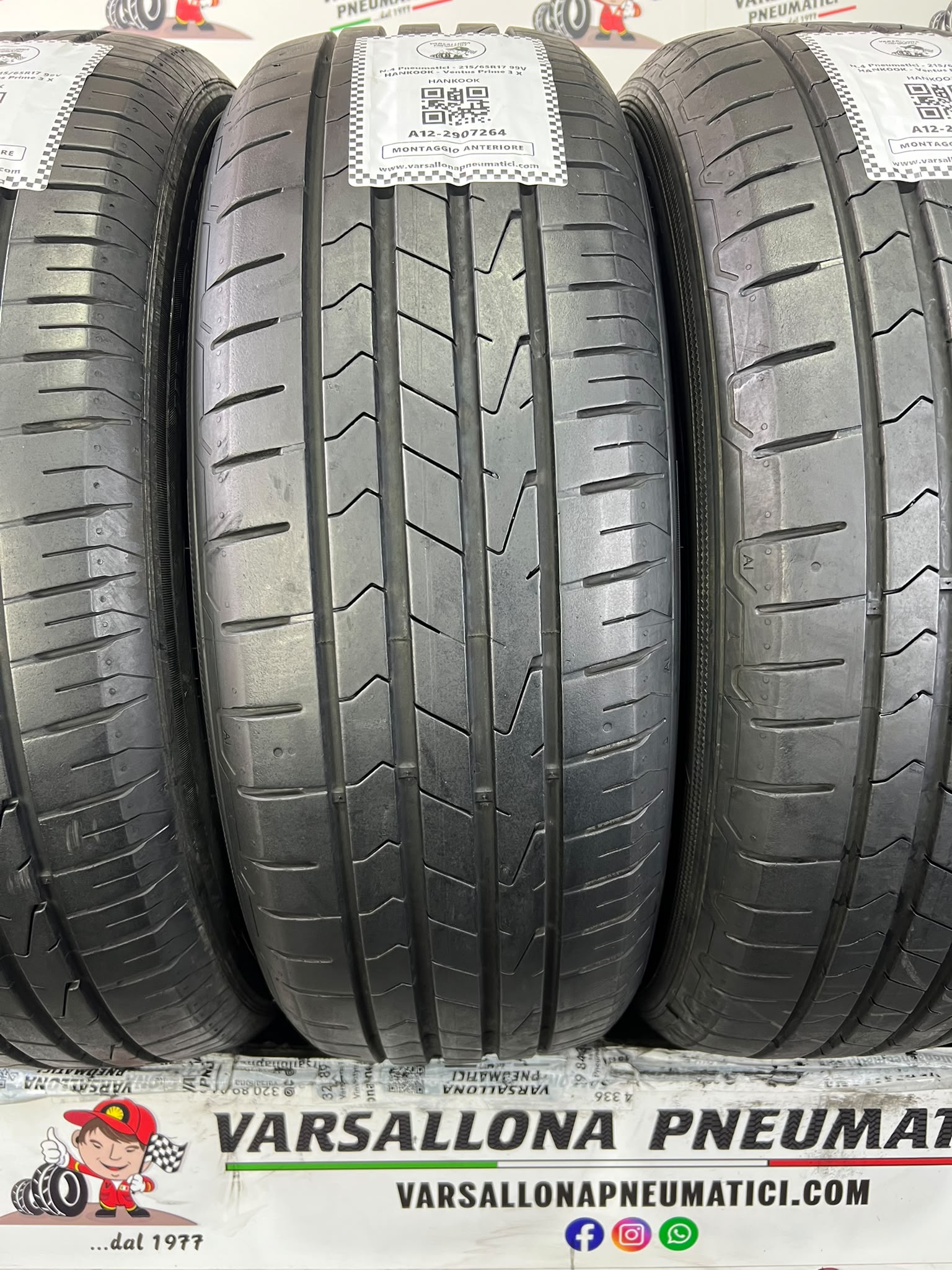 N.4 Pneumatici - 215/65R17 99V HANKOOK - Ventus Prime 3 X - immagine 2