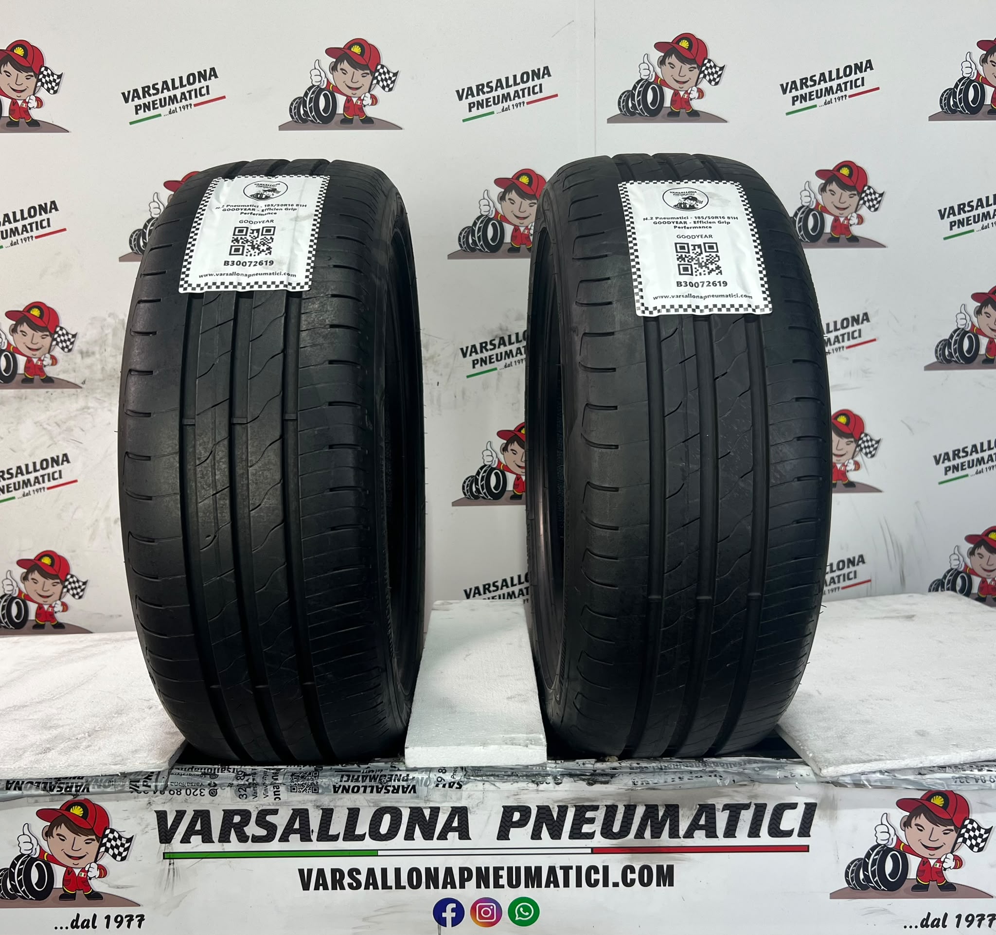 N.2 Pneumatici - 185/50R16 81H GOODYEAR - Efficien Grip Perfermance