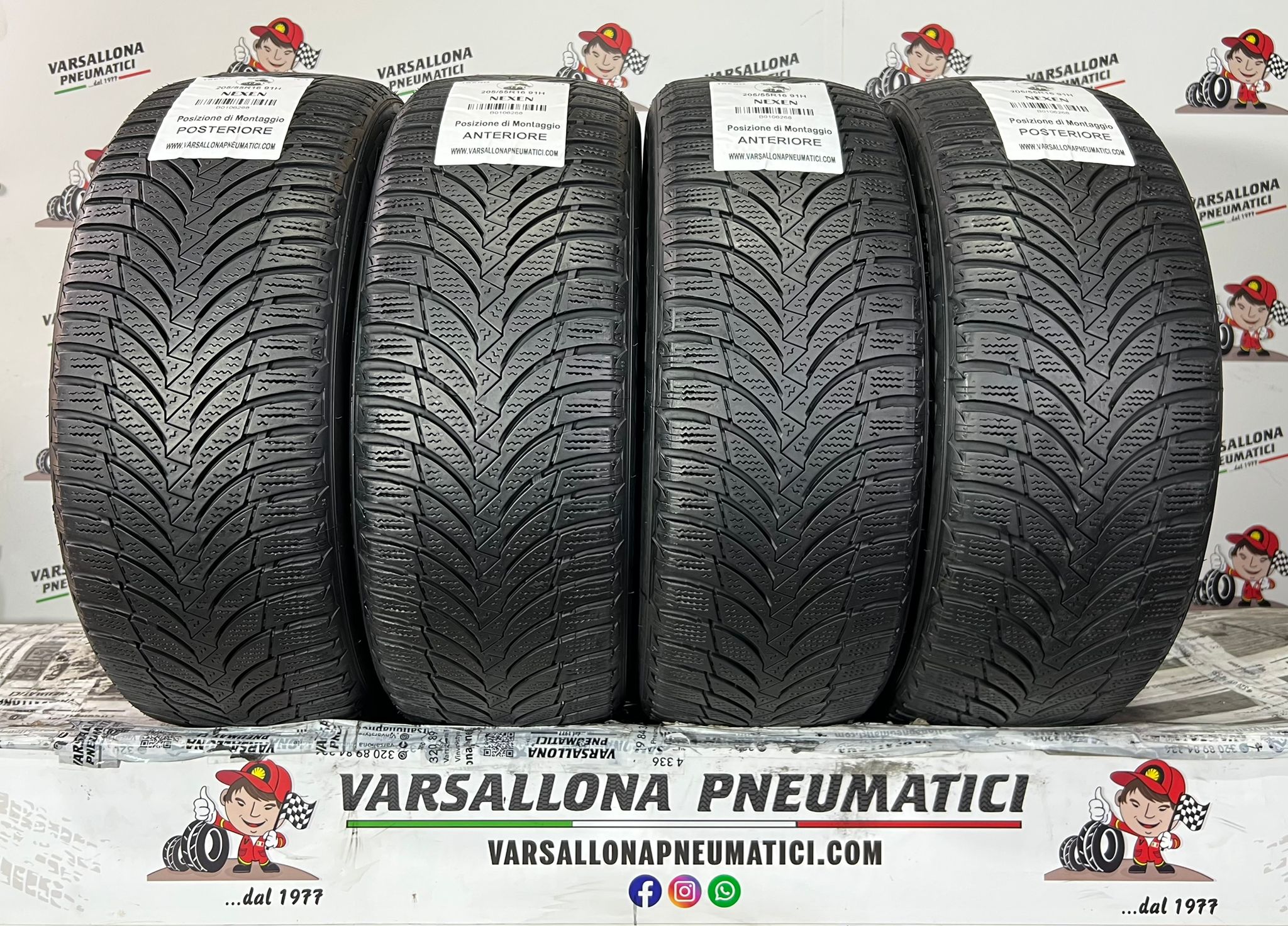 N.4 Pneumatici - 205/55R16 91H NEXEN - Winguard Snow’g WH2