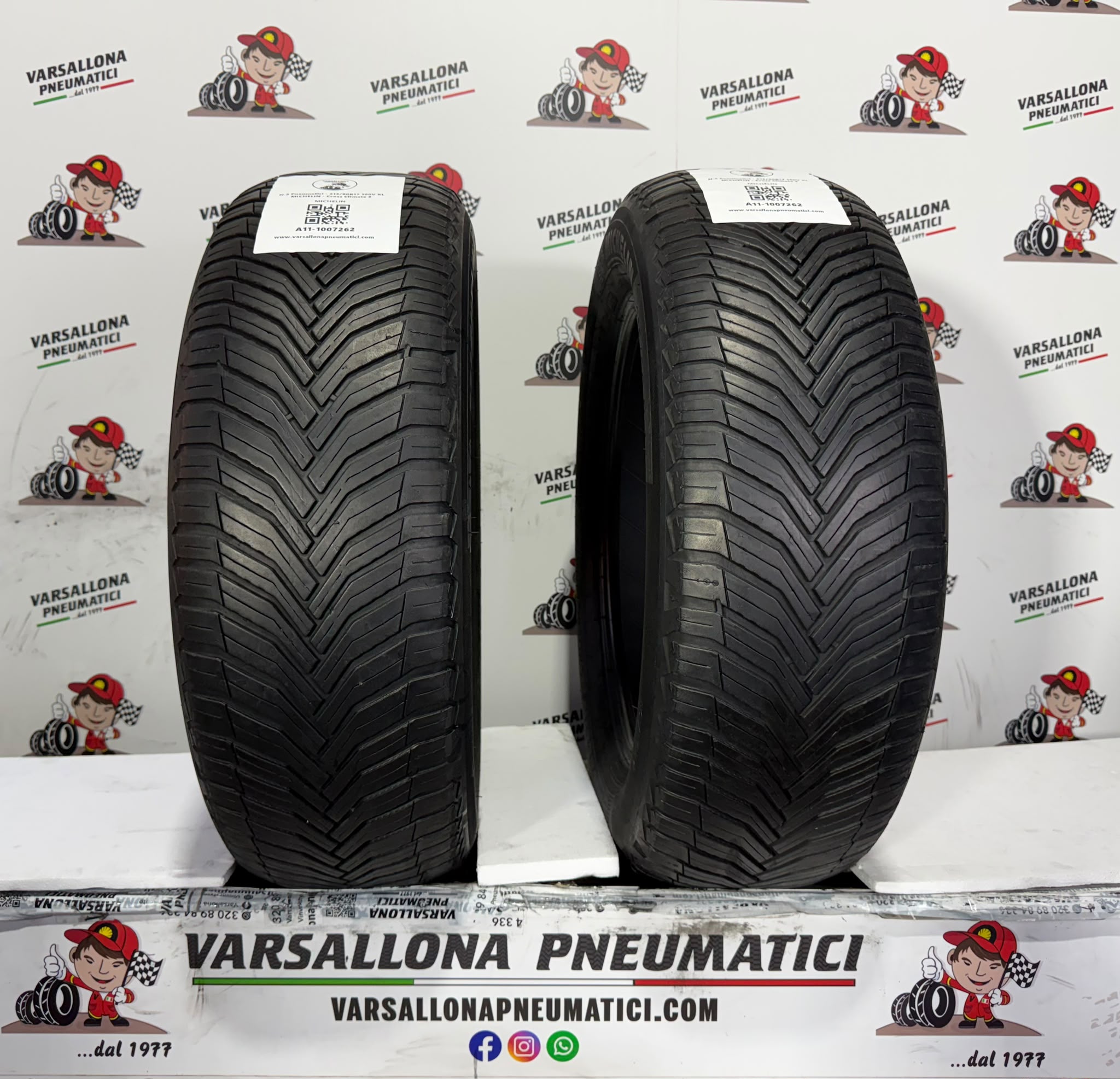 N.2 Pneumatici - 215/60R17 100V XL MICHELIN - Cross Climate 2