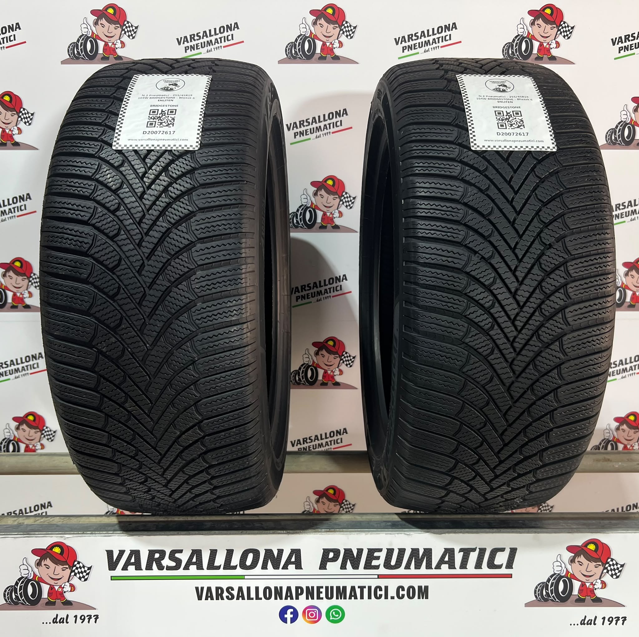 N.2 Pneumatici - 255/45R19 104W XL BRIDGESTONE - Blizzak 6 ENLITEN