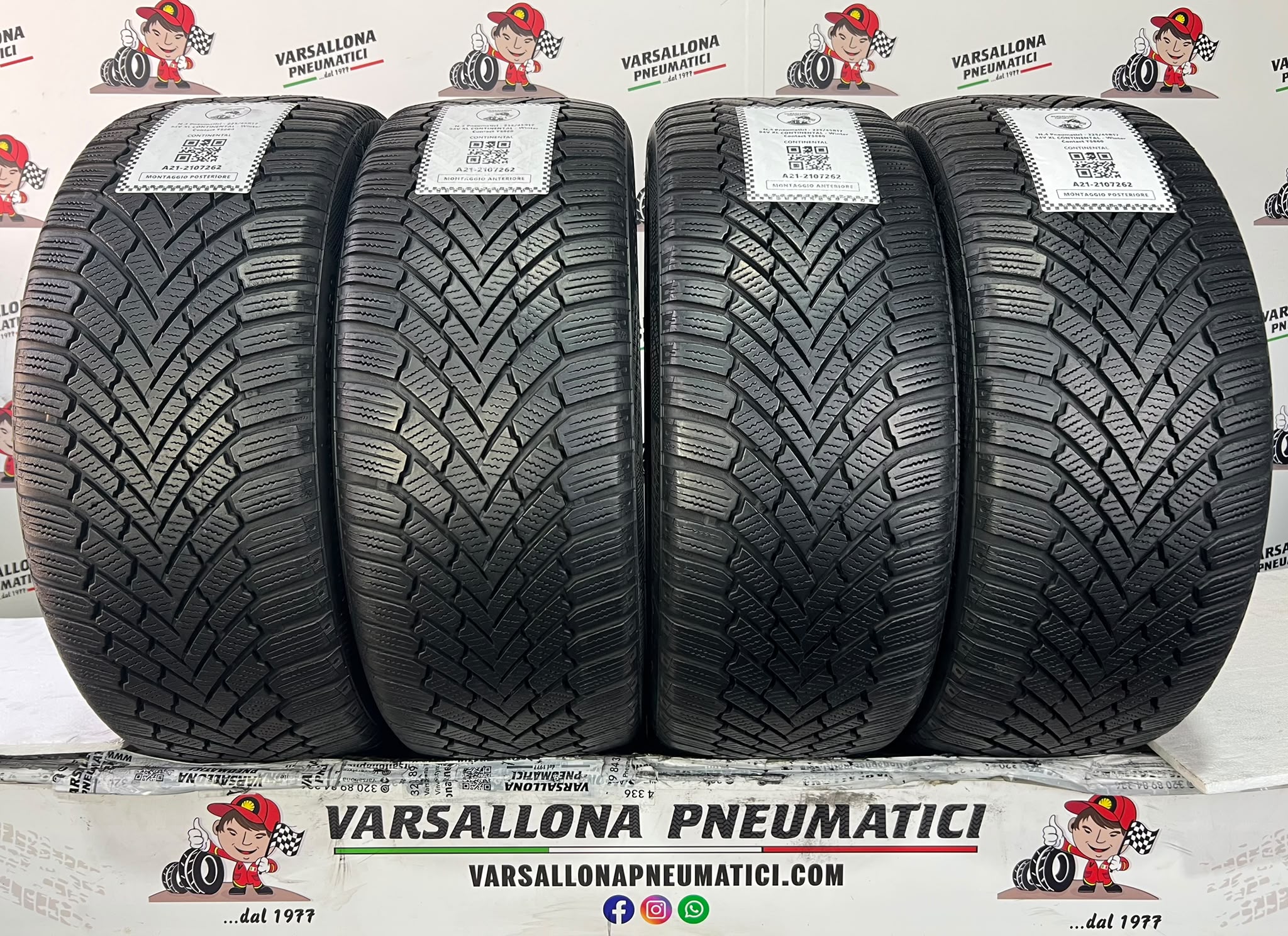 N.4 Pneumatici - 225/45R17 94V XL CONTINENTAL - Winter Contact TS860