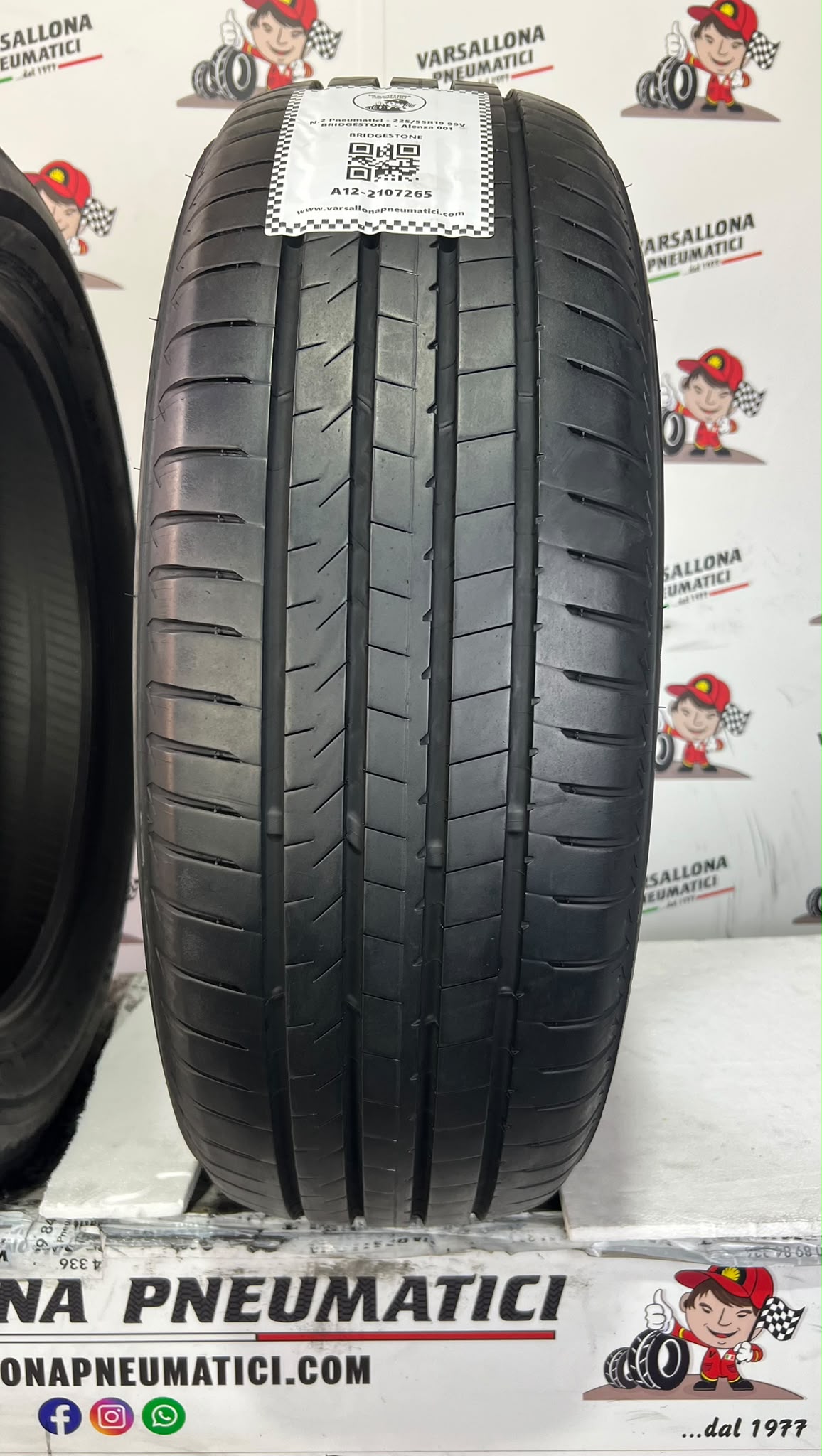 N.2 Pneumatici - 225/55R19 99V BRIDGESTONE - Alenza 001 - immagine 2