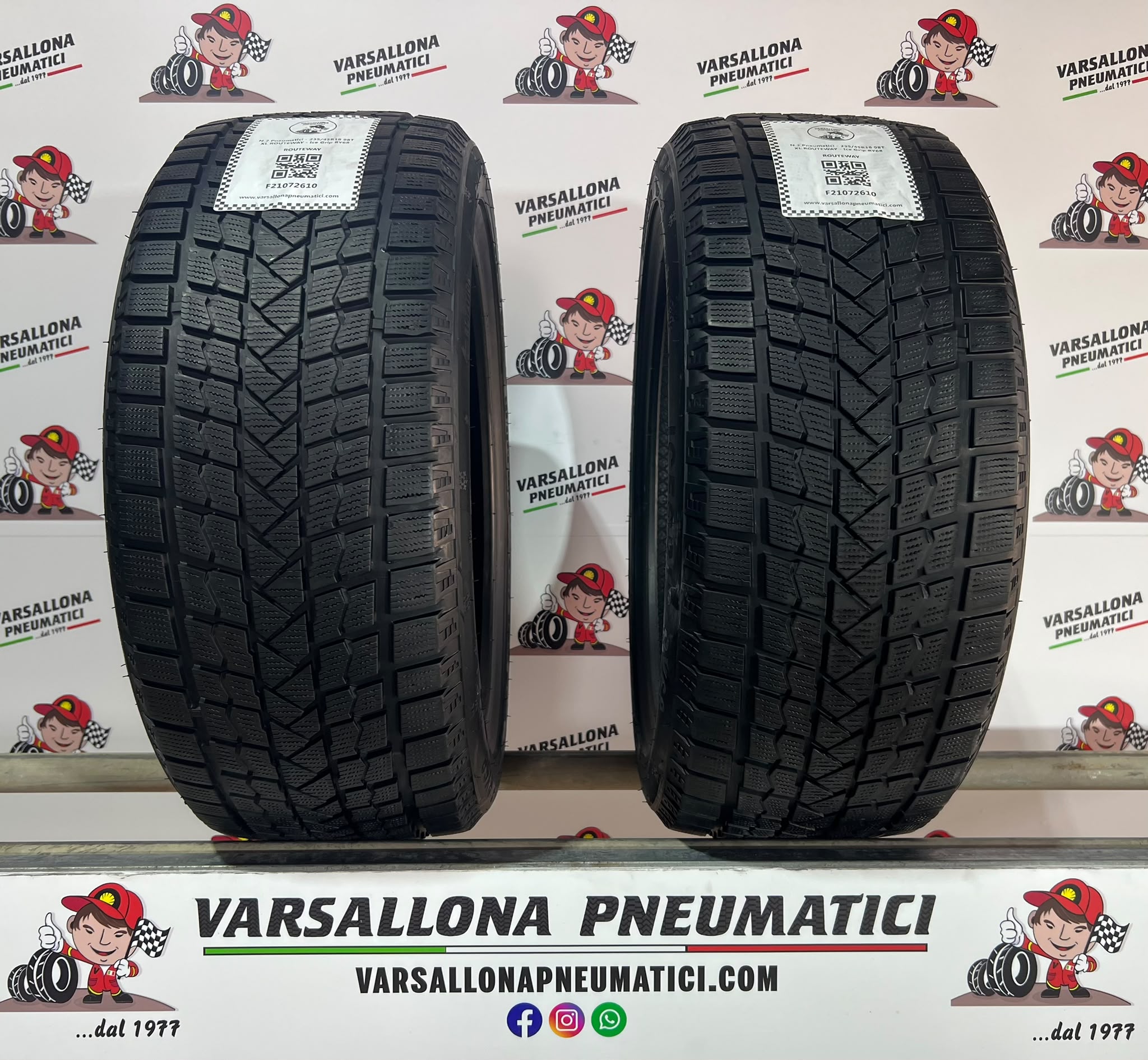N.2 Pneumatici - 235/45R18 98T XL ROUTEWAY - Ice Grip RY68