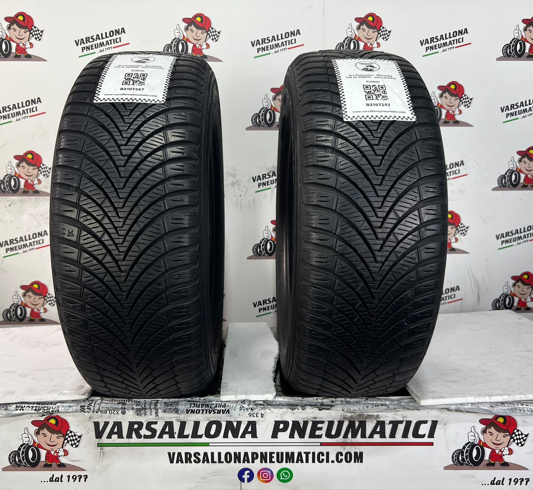 N.2 Pneumatici - 205/55R16 94V XL KUMHO - Solus 4S HA32