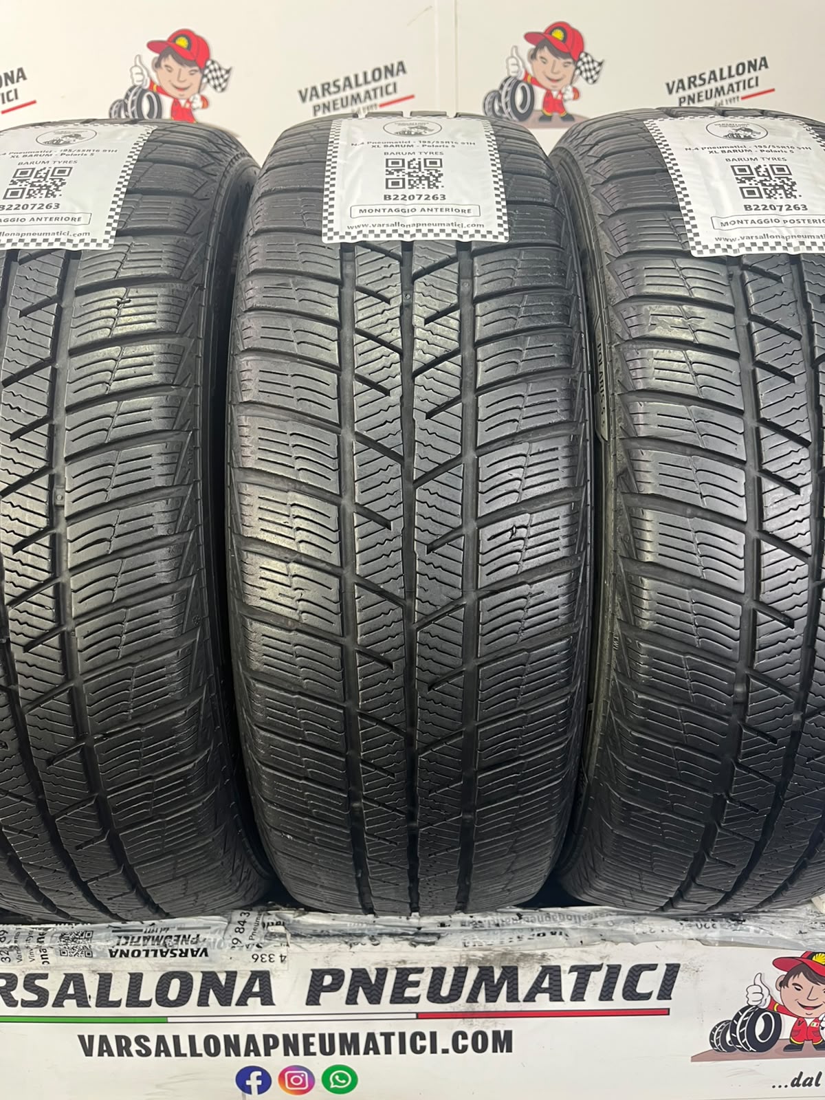 N.4 Pneumatici - 195/55R16 91H XL BARUM - Polaris 5 - immagine 2