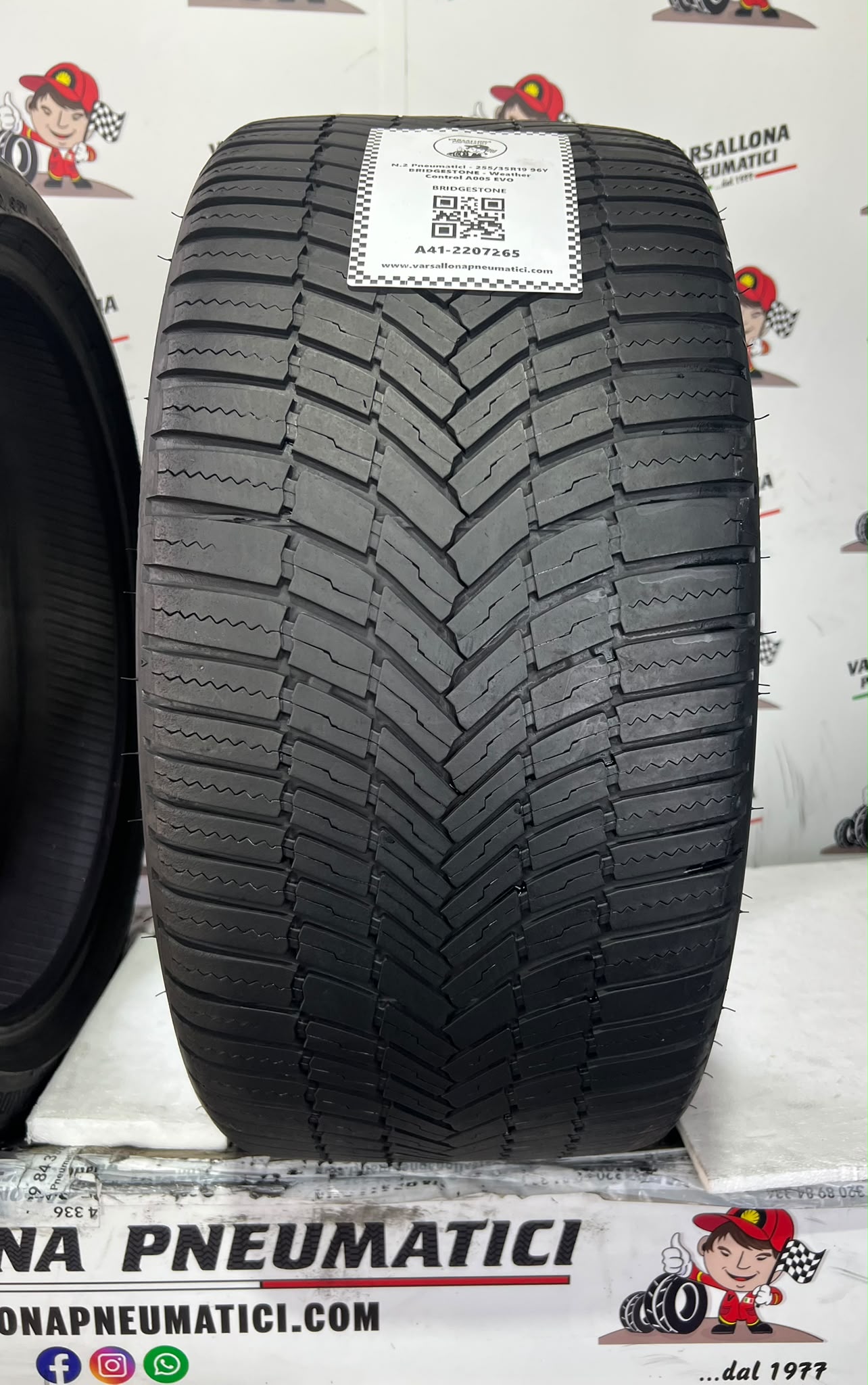 N.2 Pneumatici - 255/35R19 96Y BRIDGESTONE - Weather Control A005 EVO - immagine 2