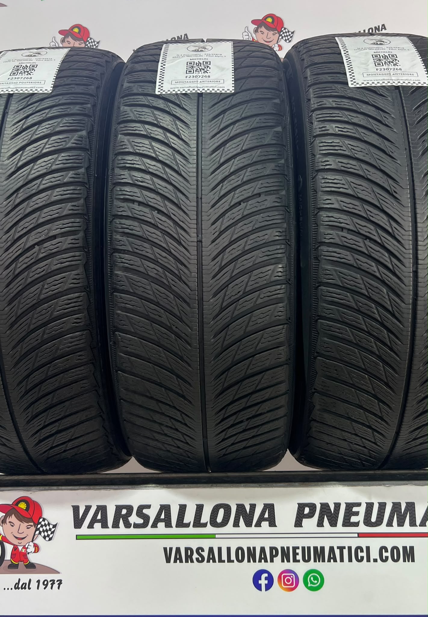 N.4 Pneumatici - 225/55R18 102V XL MICHELIN - Pilot Alpin 5 - immagine 2