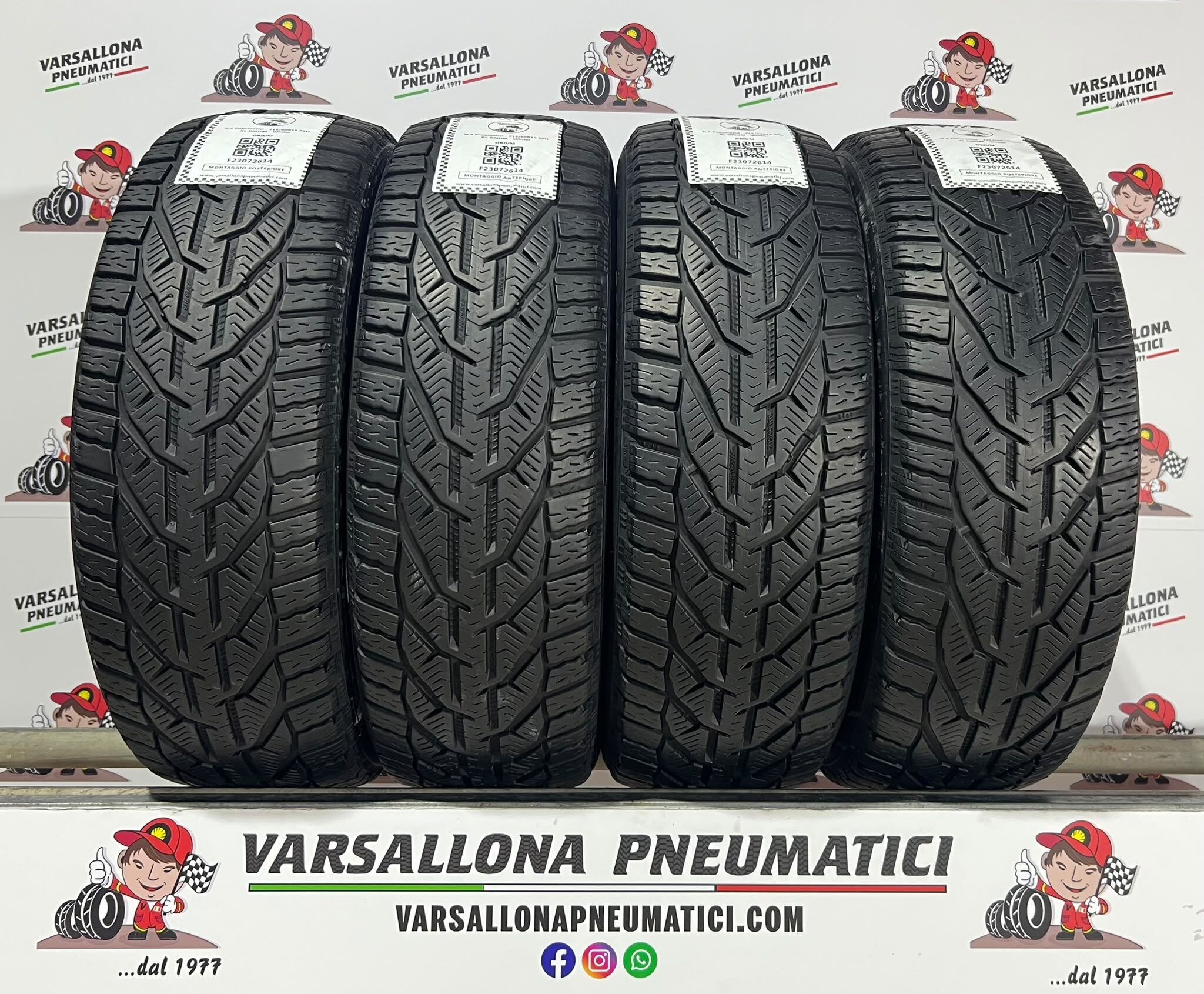 N.4 Pneumatici - 215/60R16 99H XL ORIUM - Winter