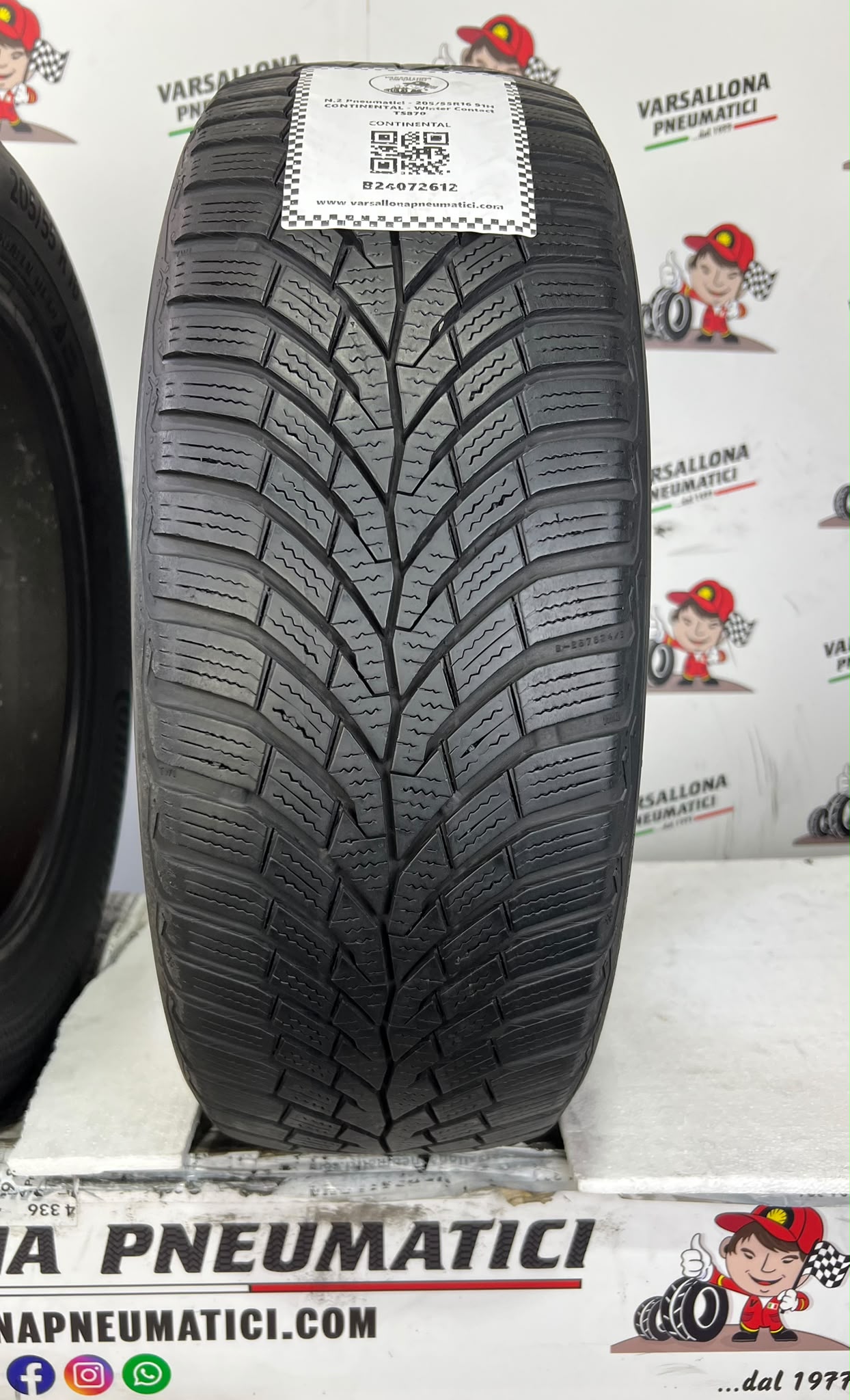 N.2 Pneumatici - 205/55R16 91H CONTINENTAL - Winter Contact TS870 - immagine 2